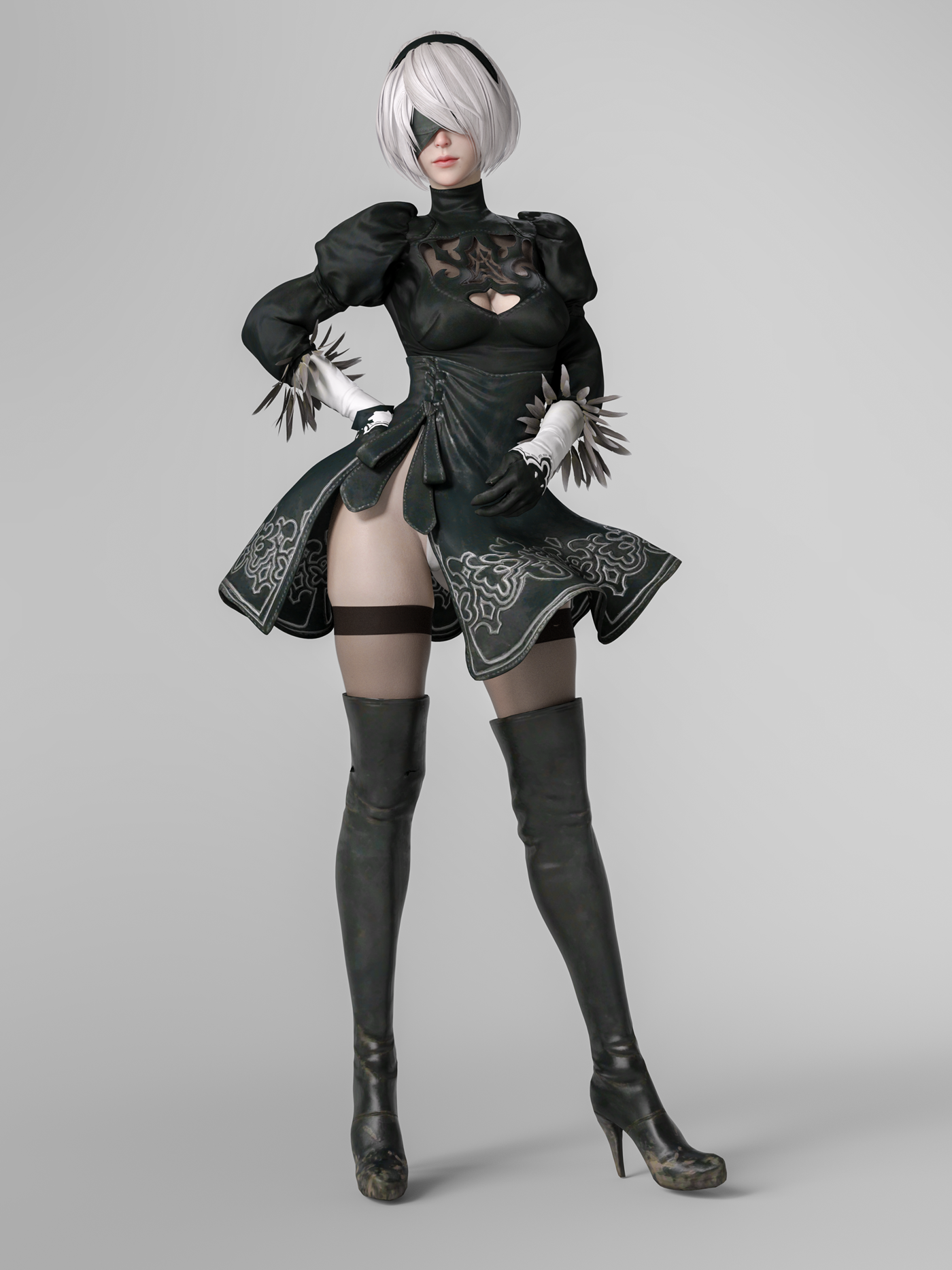 图片[53]-AI绘画 006 究极逼真3D死或生 [54P] – 速更版-美库