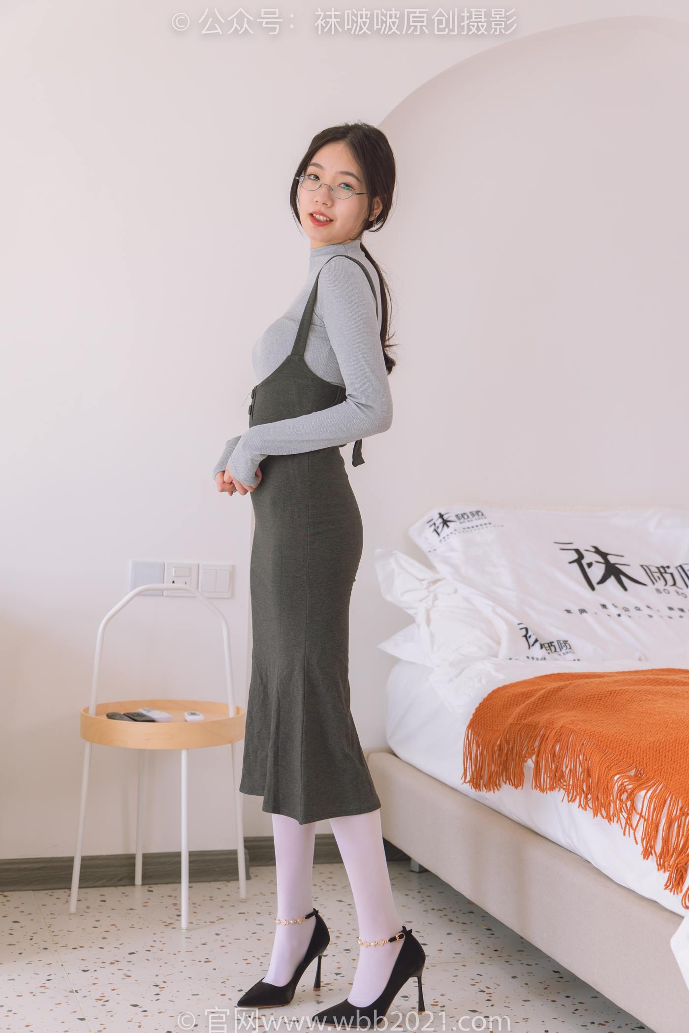 图片[15]-[BoBoSocks袜啵啵]NO.242 小甜豆-高跟鞋、厚白丝[140P] – 速更版-美库