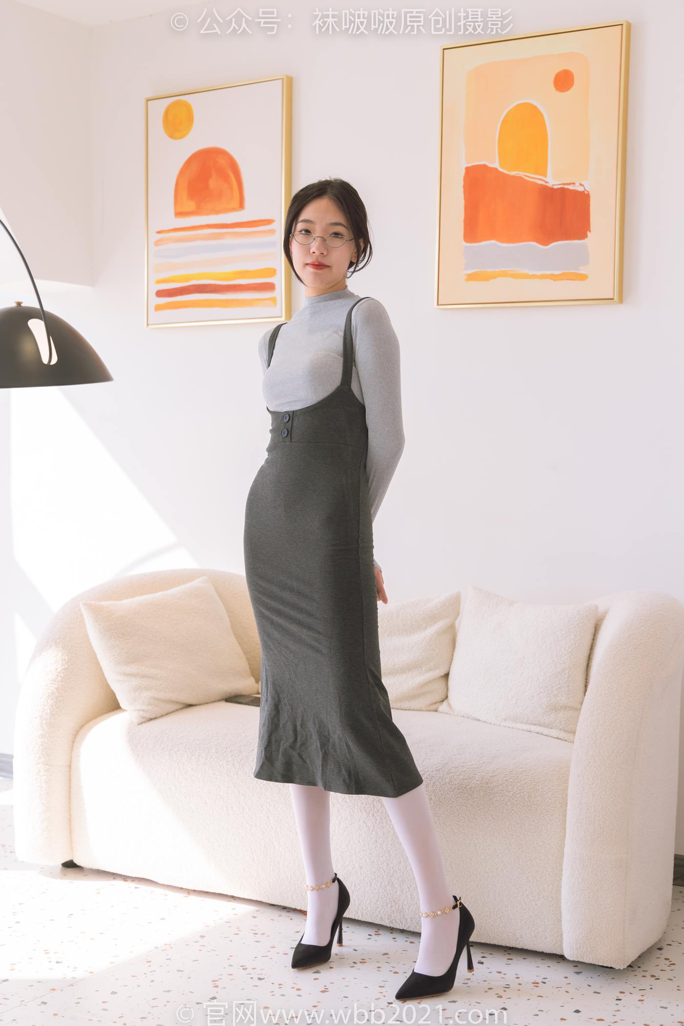 图片[18]-[BoBoSocks袜啵啵]NO.242 小甜豆-高跟鞋、厚白丝[140P] – 速更版-美库