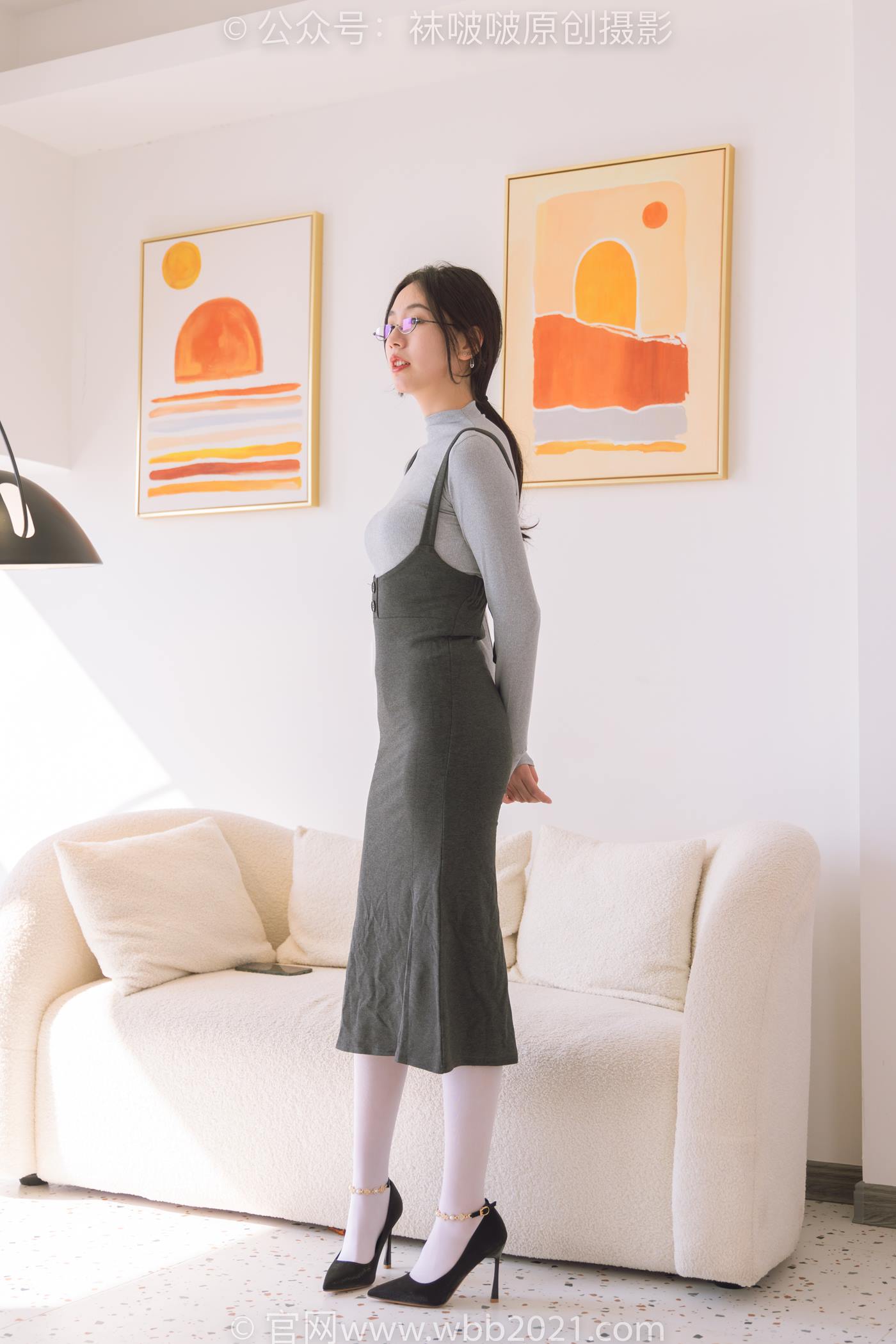 图片[19]-[BoBoSocks袜啵啵]NO.242 小甜豆-高跟鞋、厚白丝[140P] – 速更版-美库