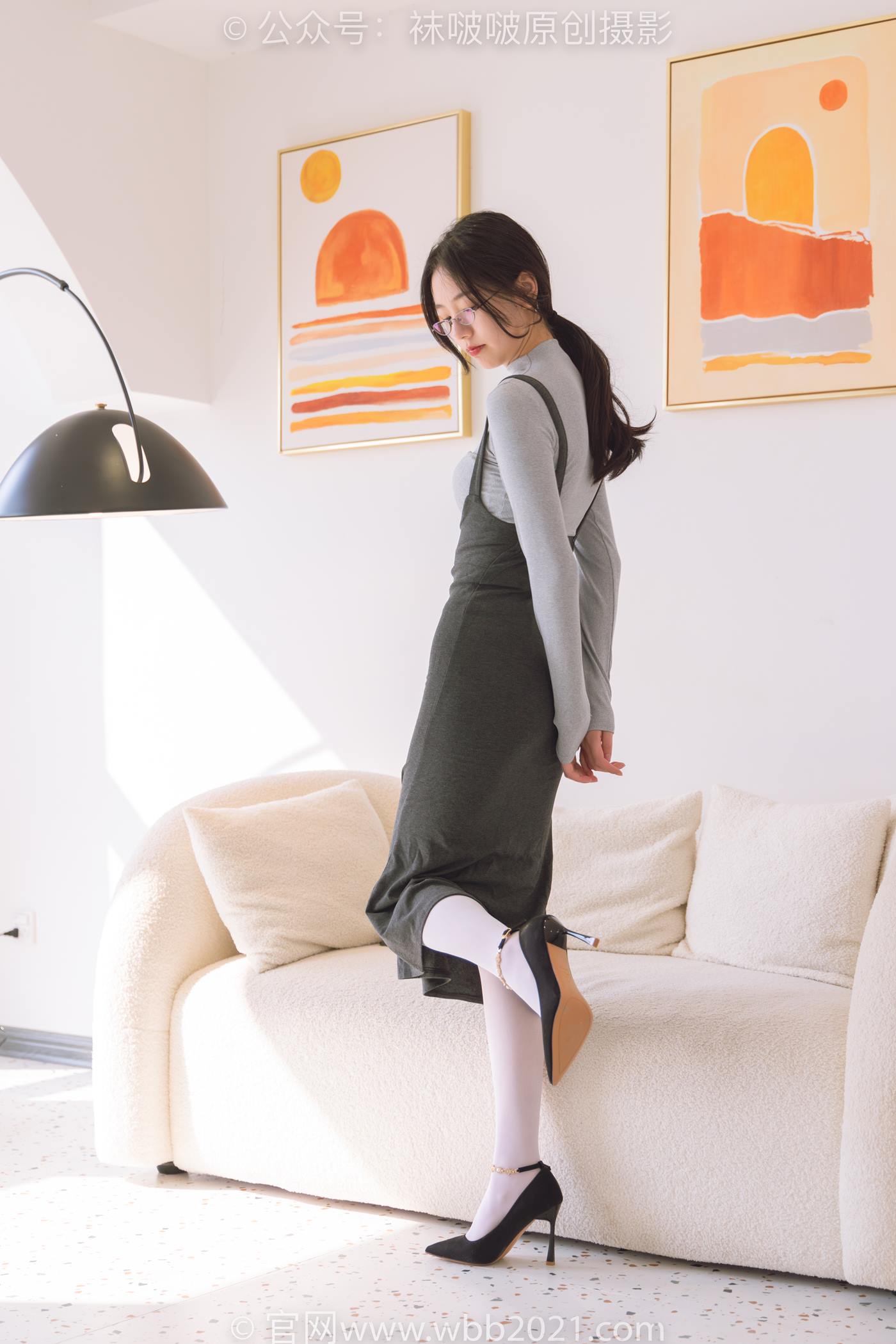 图片[20]-[BoBoSocks袜啵啵]NO.242 小甜豆-高跟鞋、厚白丝[140P] – 速更版-美库