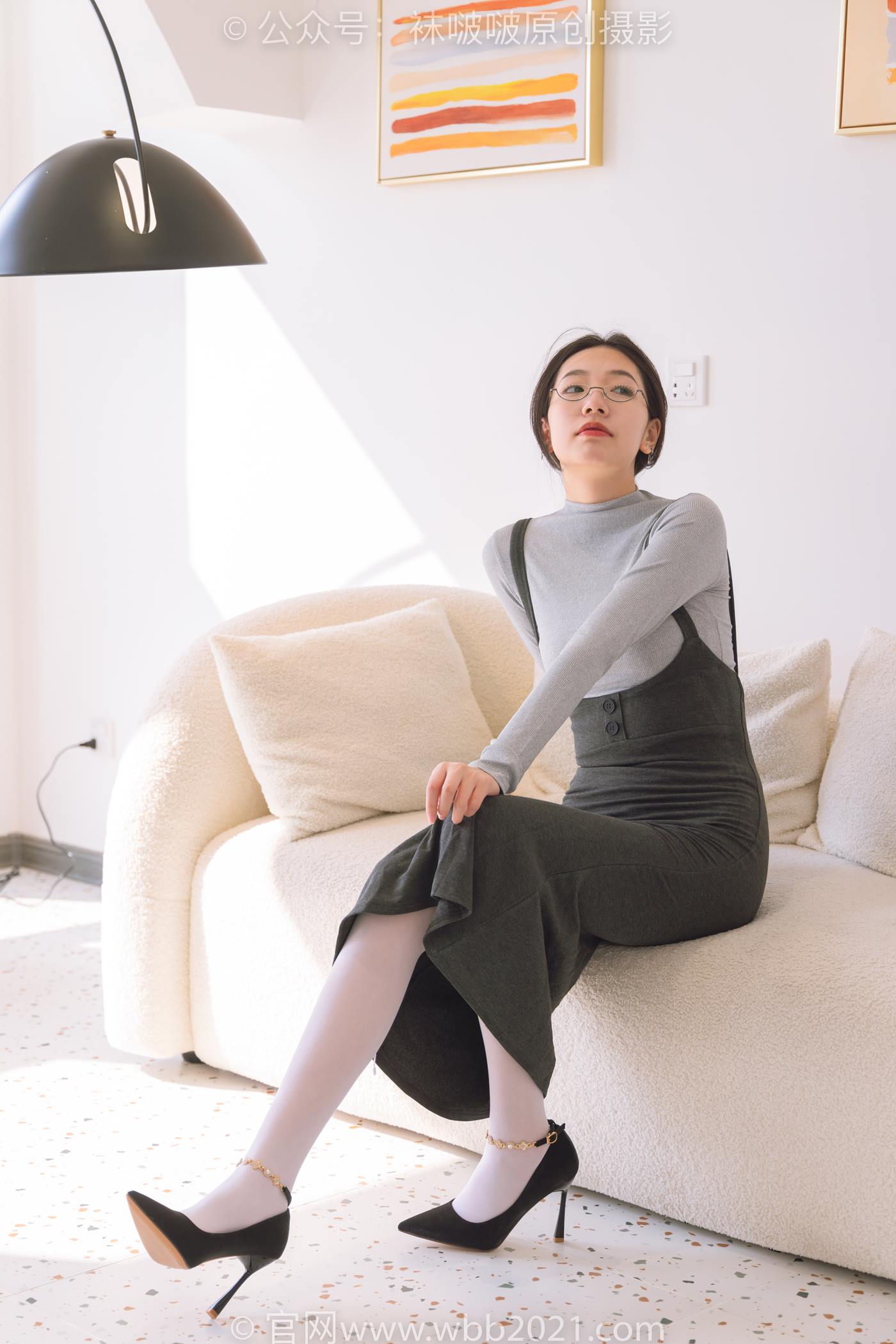 图片[25]-[BoBoSocks袜啵啵]NO.242 小甜豆-高跟鞋、厚白丝[140P] – 速更版-美库