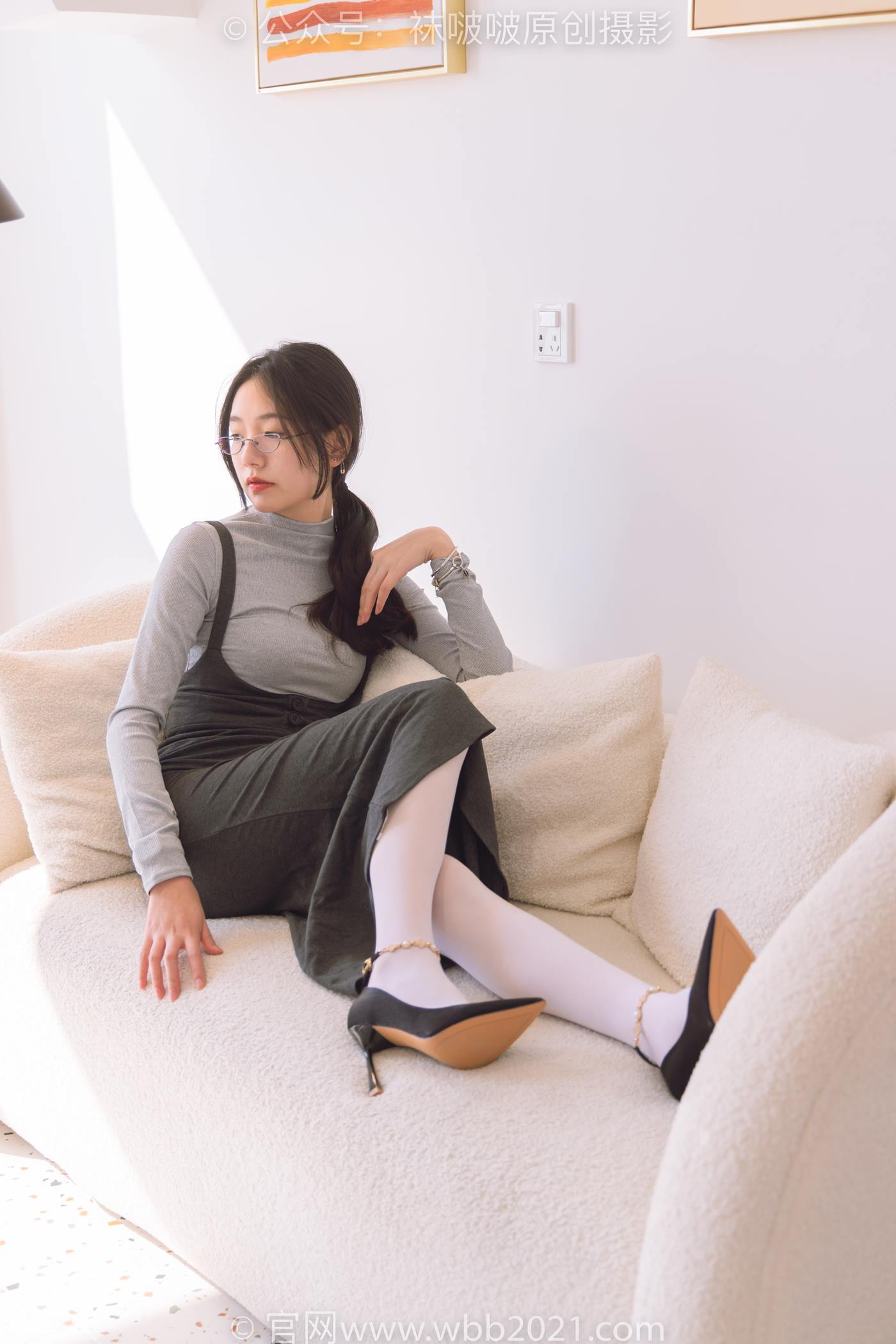 图片[39]-[BoBoSocks袜啵啵]NO.242 小甜豆-高跟鞋、厚白丝[140P] – 速更版-美库