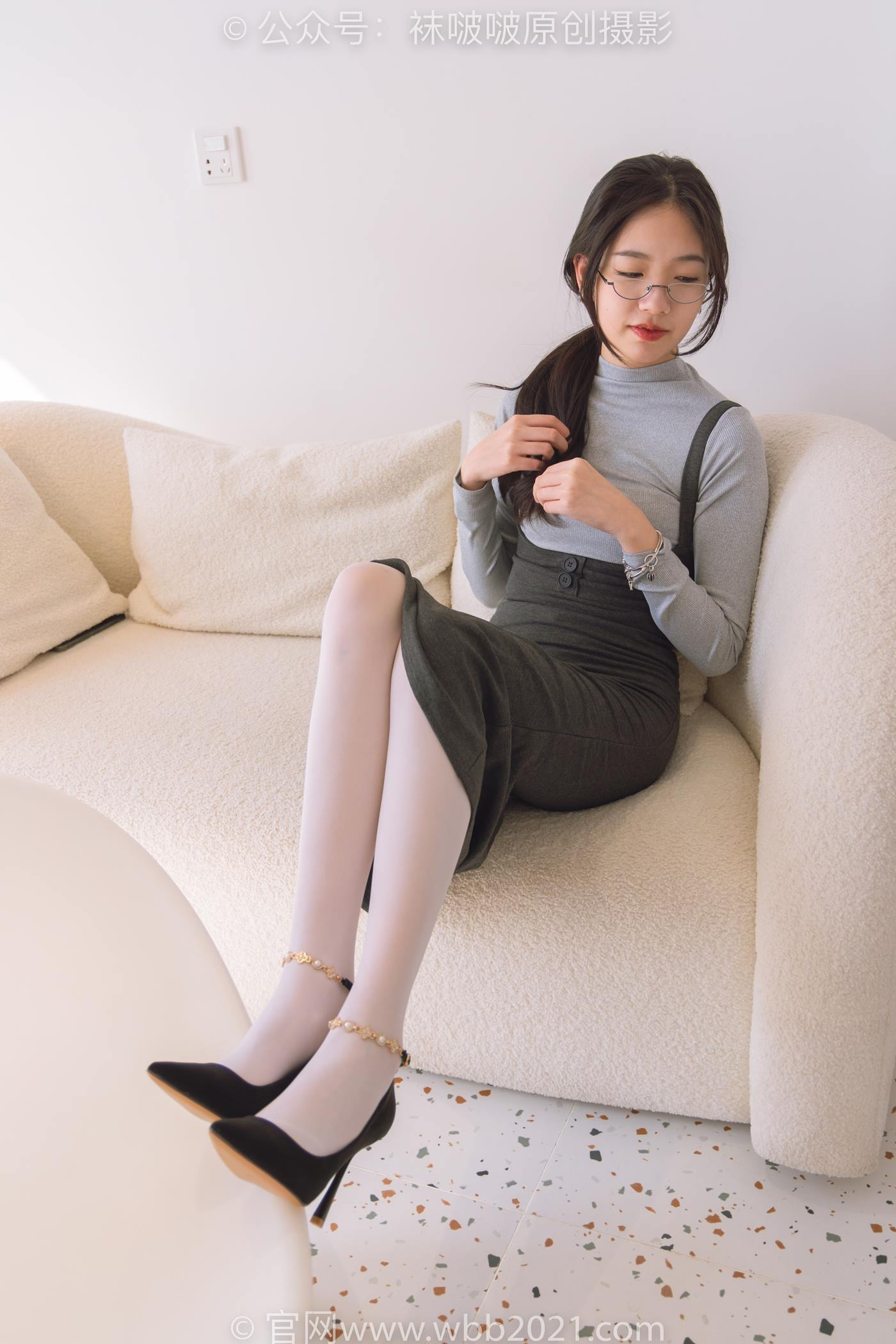 图片[61]-[BoBoSocks袜啵啵]NO.242 小甜豆-高跟鞋、厚白丝[140P] – 速更版-美库