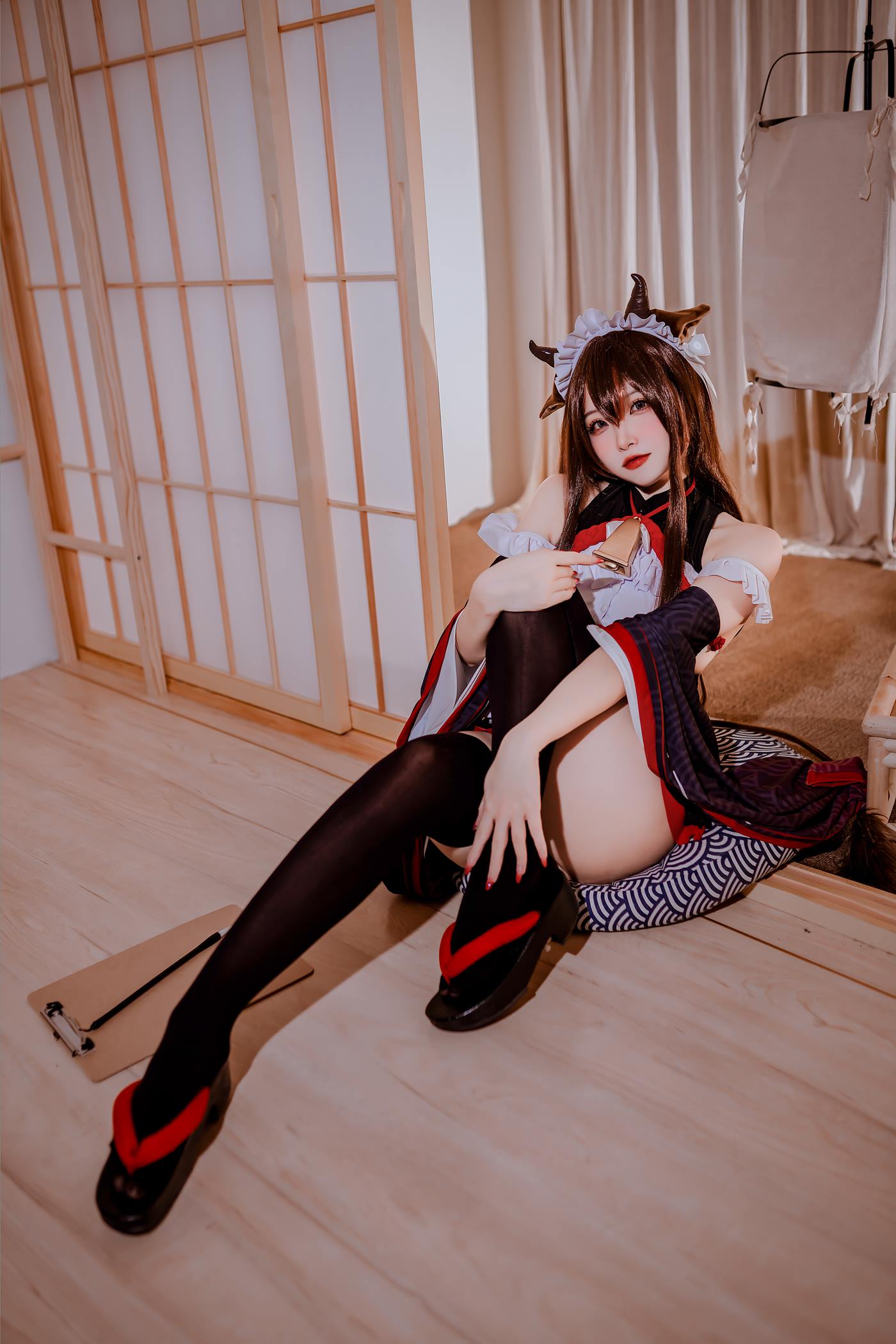 图片[10]-二佐Nisa – 碧蓝樫野  黑丝女仆[15P] – 速更版-美库