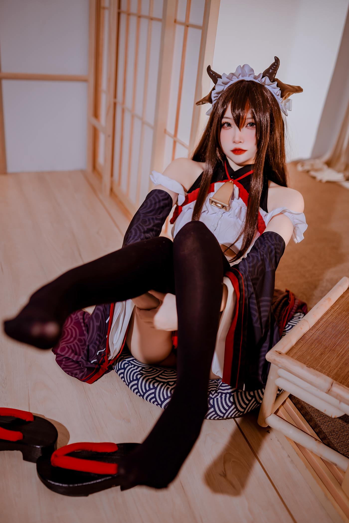 图片[12]-二佐Nisa – 碧蓝樫野  黑丝女仆[15P] – 速更版-美库