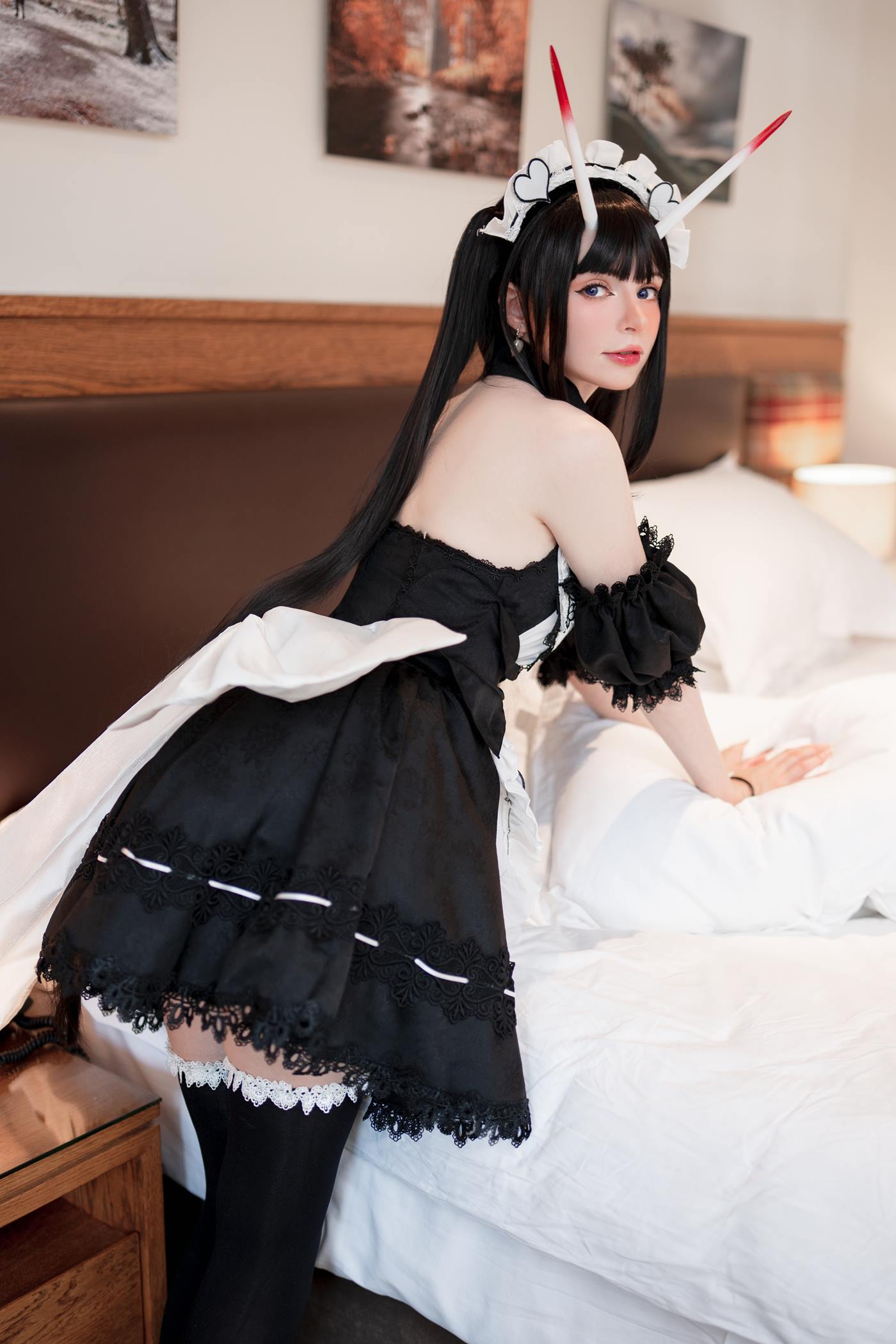 图片[13]-Peach milky – Noshiro 黑色丝袜[34P] – 速更版-美库