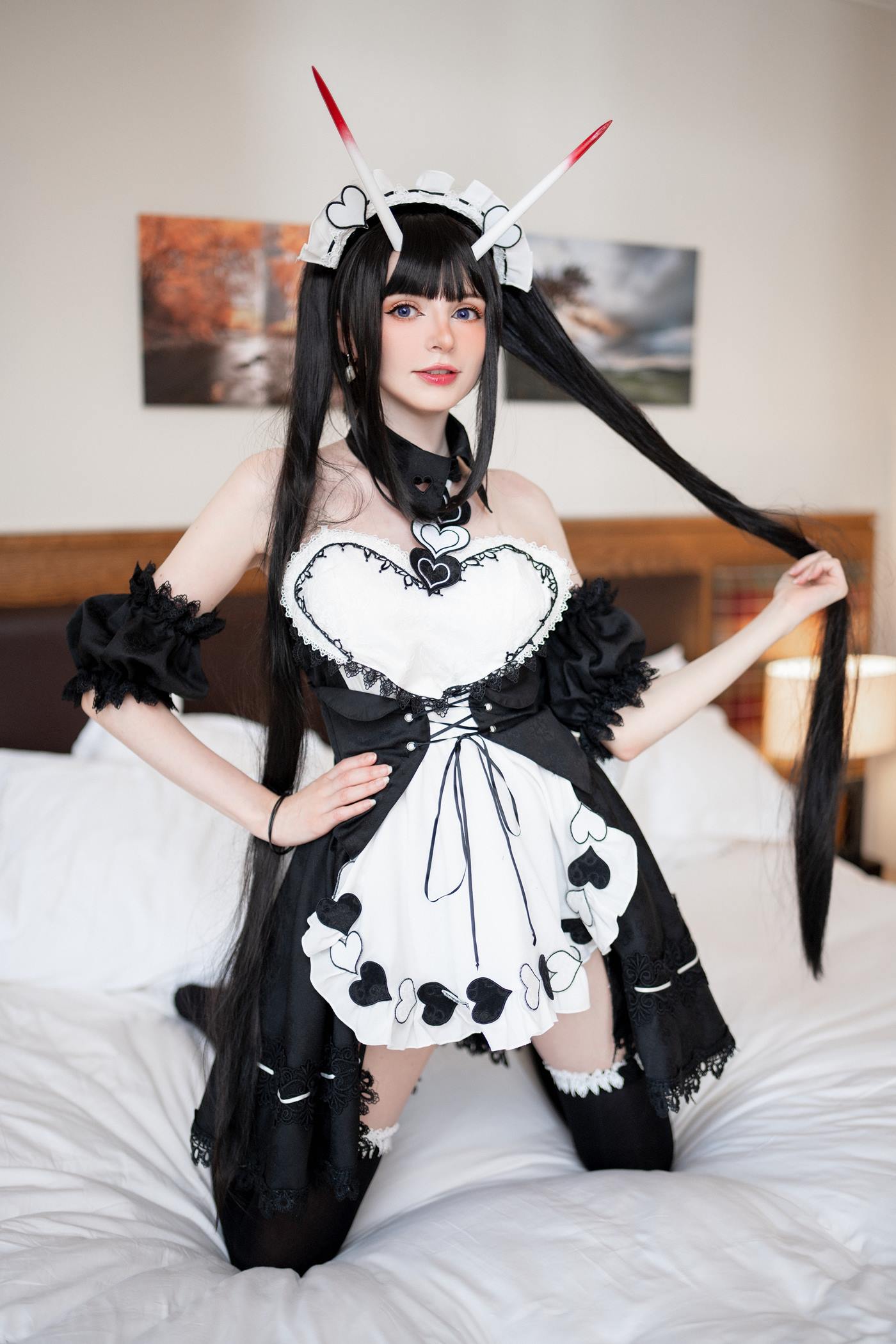 图片[15]-Peach milky – Noshiro 黑色丝袜[34P] – 速更版-美库