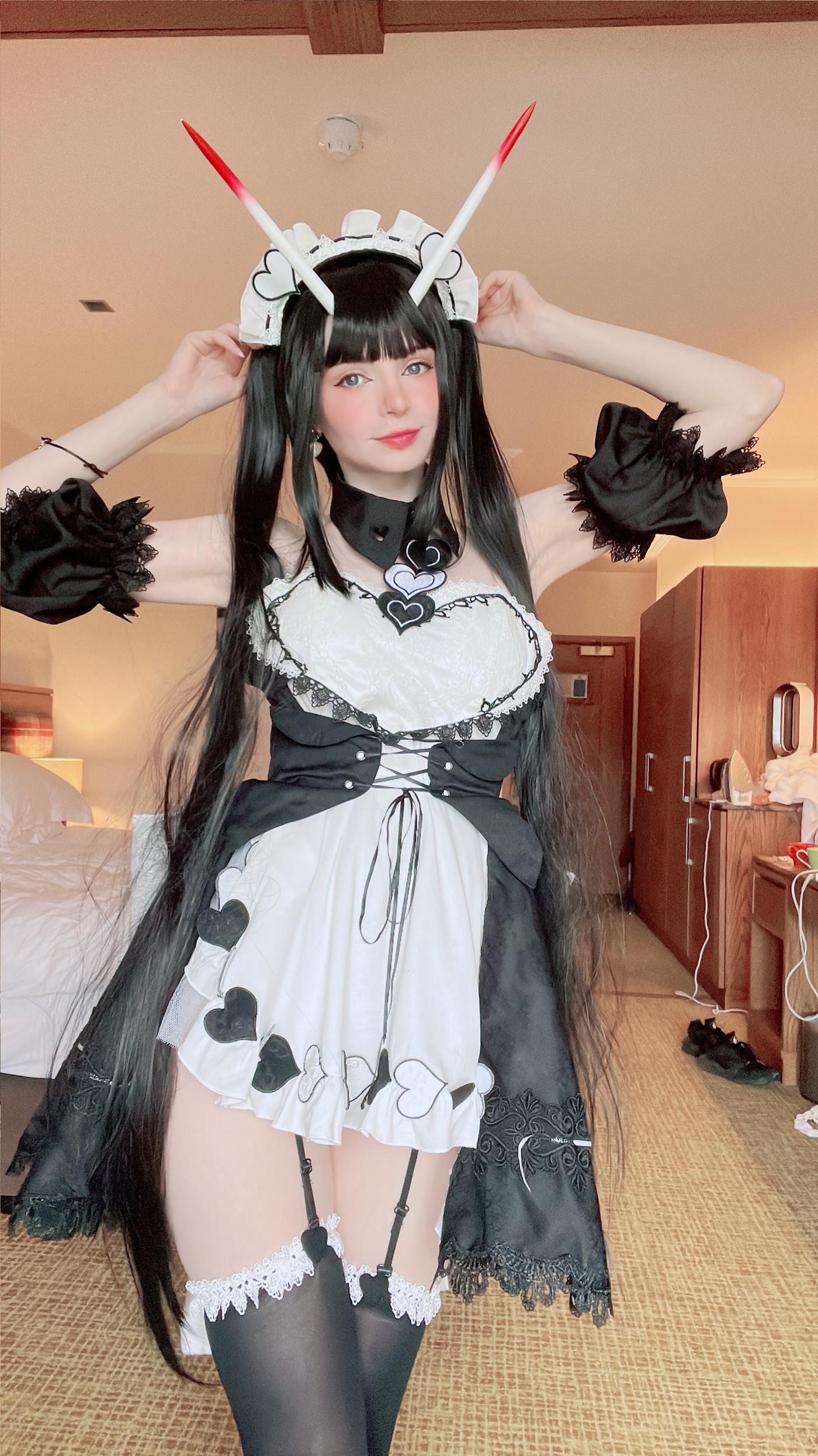 图片[25]-Peach milky – Noshiro 黑色丝袜[34P] – 速更版-美库