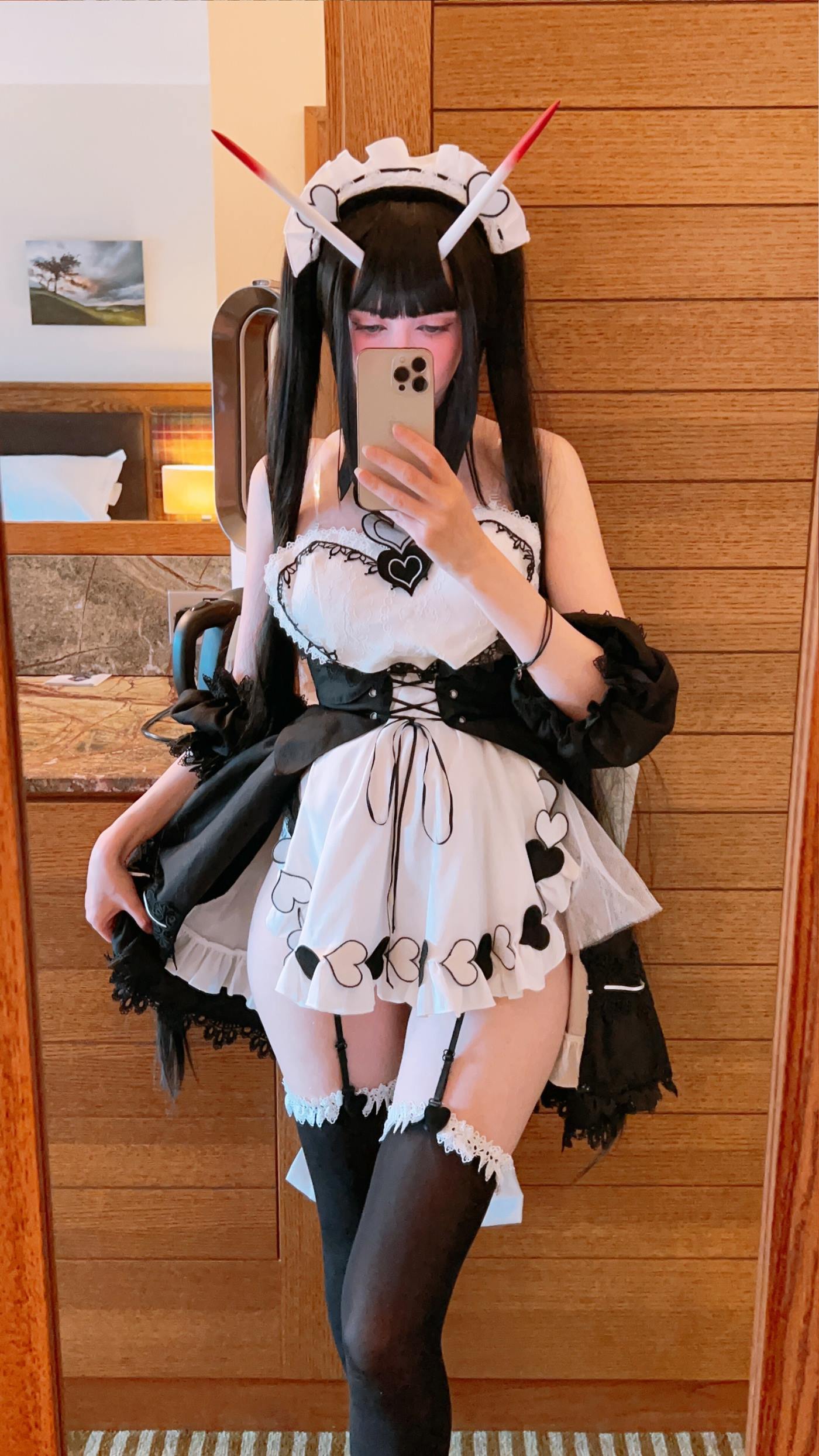 图片[29]-Peach milky – Noshiro 黑色丝袜[34P] – 速更版-美库