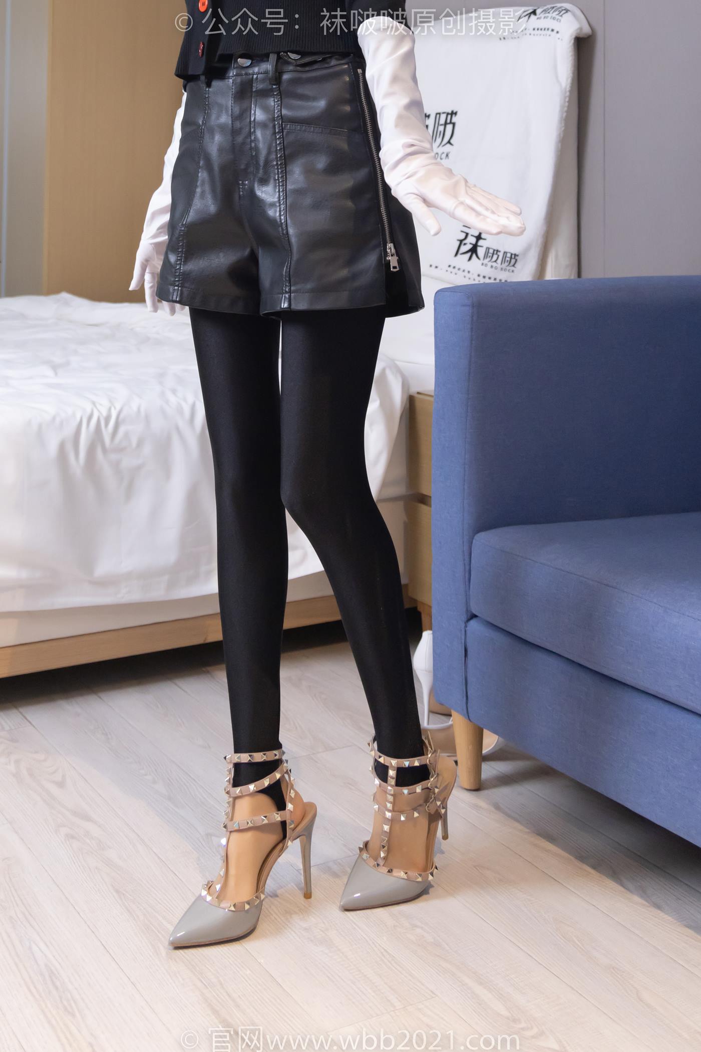 图片[17]-[BoBoSocks袜啵啵]NO.243 稚予-两双高跟鞋、肉丝、踩脚裤[100P] – 速更版-美库