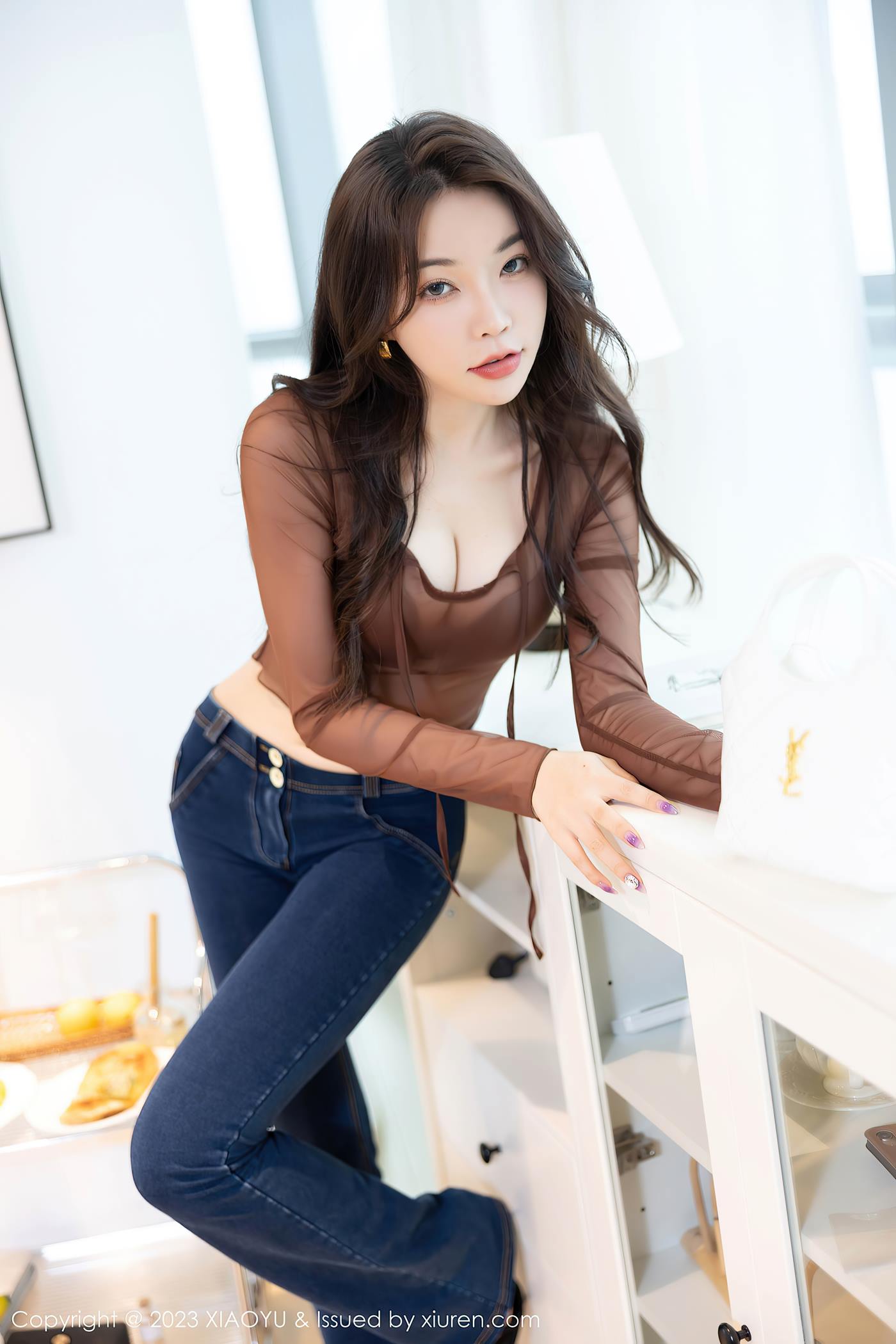 图片[24]-[XIAOYU语画界] 2023.06.25 VOL.1055 徐莉芝Booty 半透上衣 美臀美腿[44P] – 速更版-美库