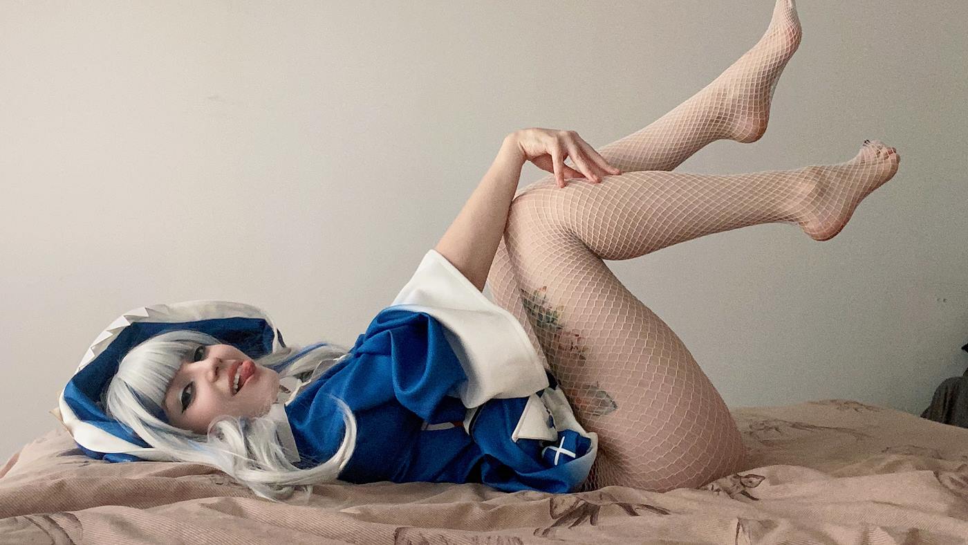 图片[10]-Olyashaa  – Gawr Gura 鲨鱼帽[48P] – 速更版-美库