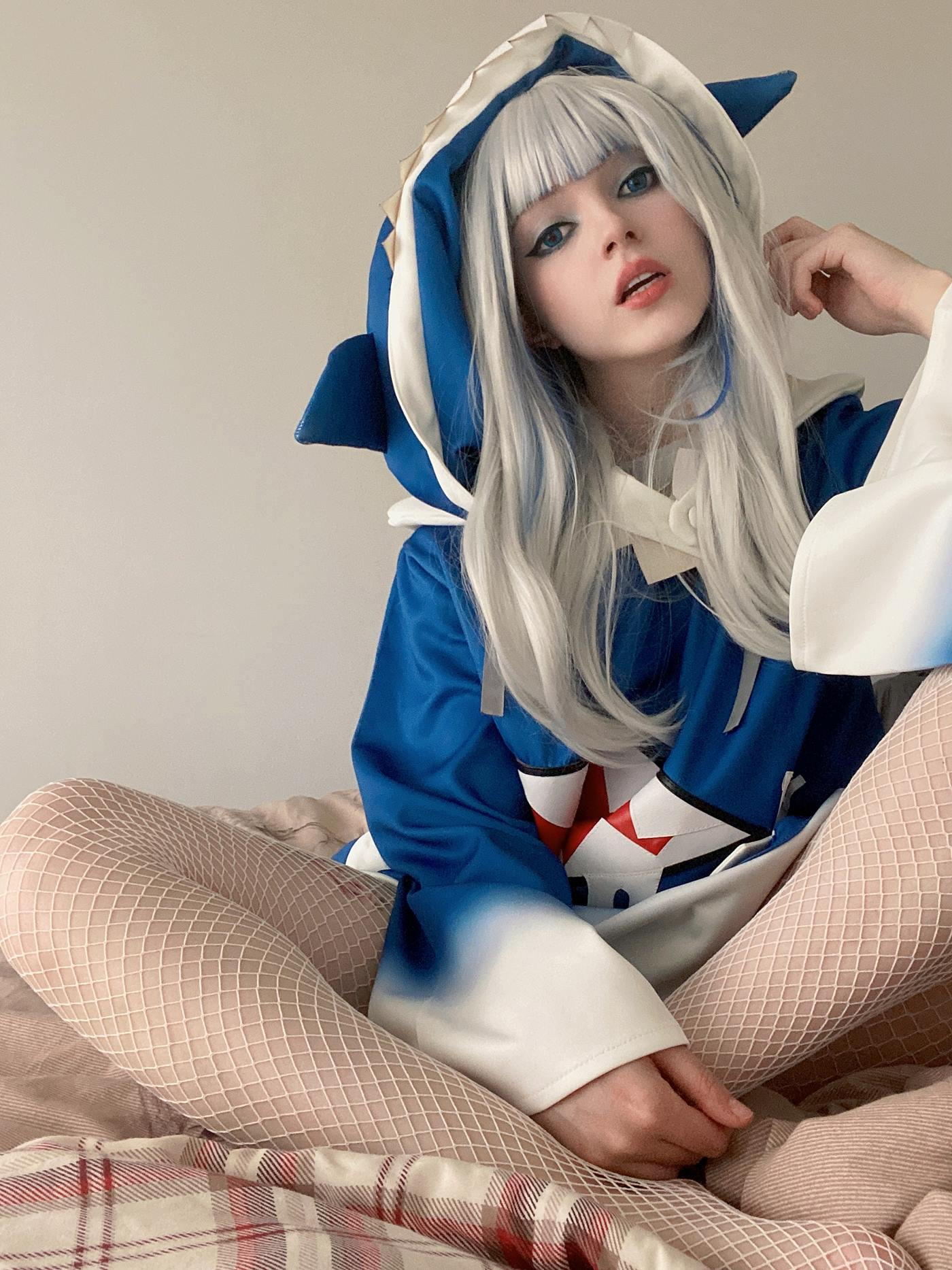 图片[11]-Olyashaa  – Gawr Gura 鲨鱼帽[48P] – 速更版-美库