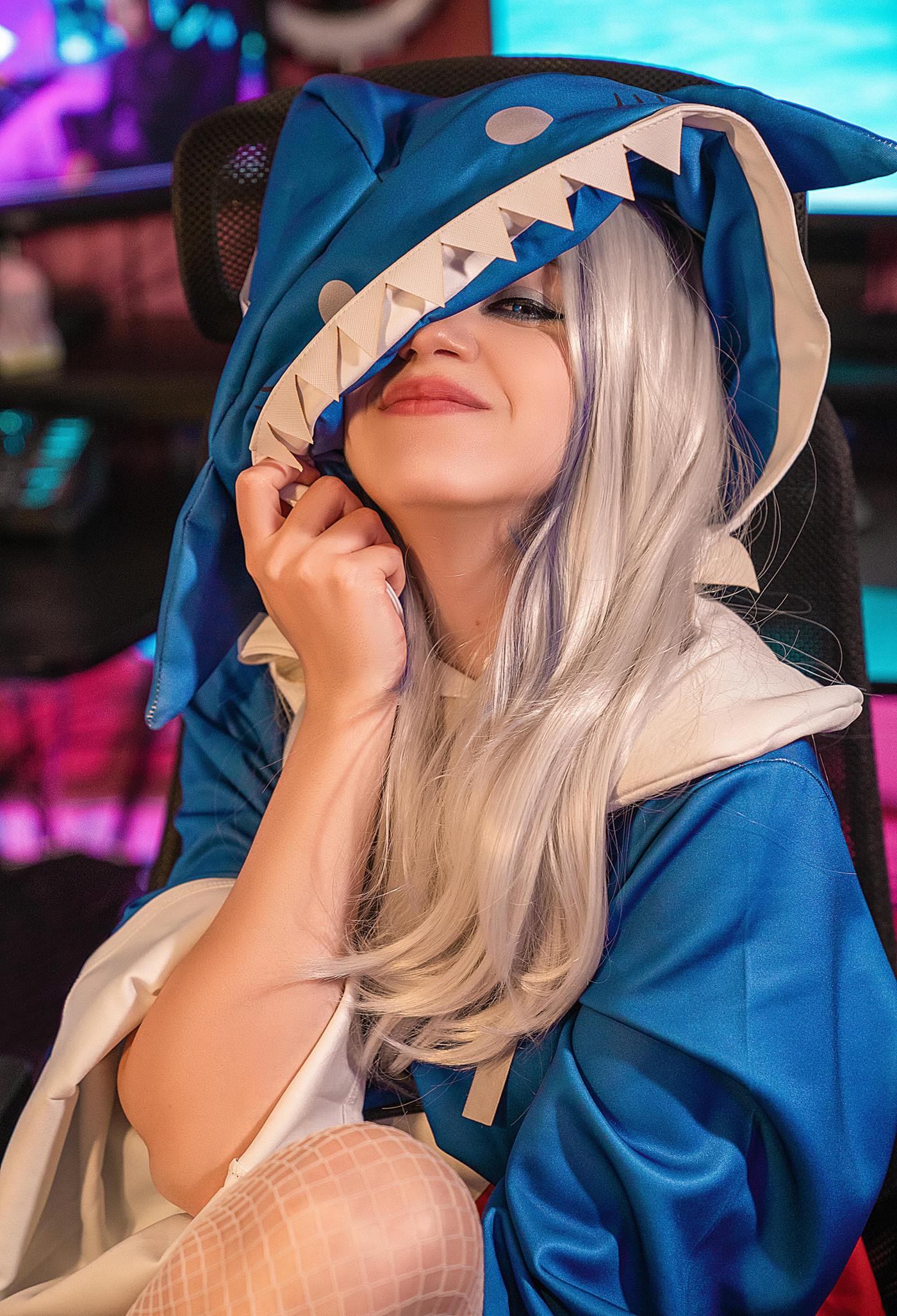 图片[15]-Olyashaa  – Gawr Gura 鲨鱼帽[48P] – 速更版-美库