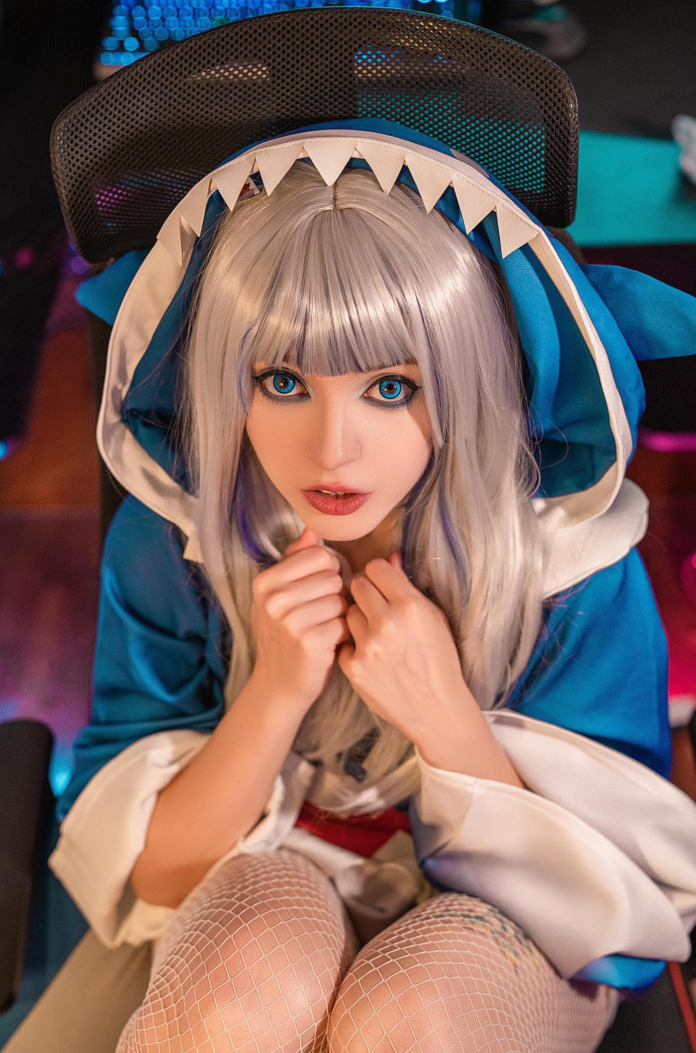 图片[20]-Olyashaa  – Gawr Gura 鲨鱼帽[48P] – 速更版-美库