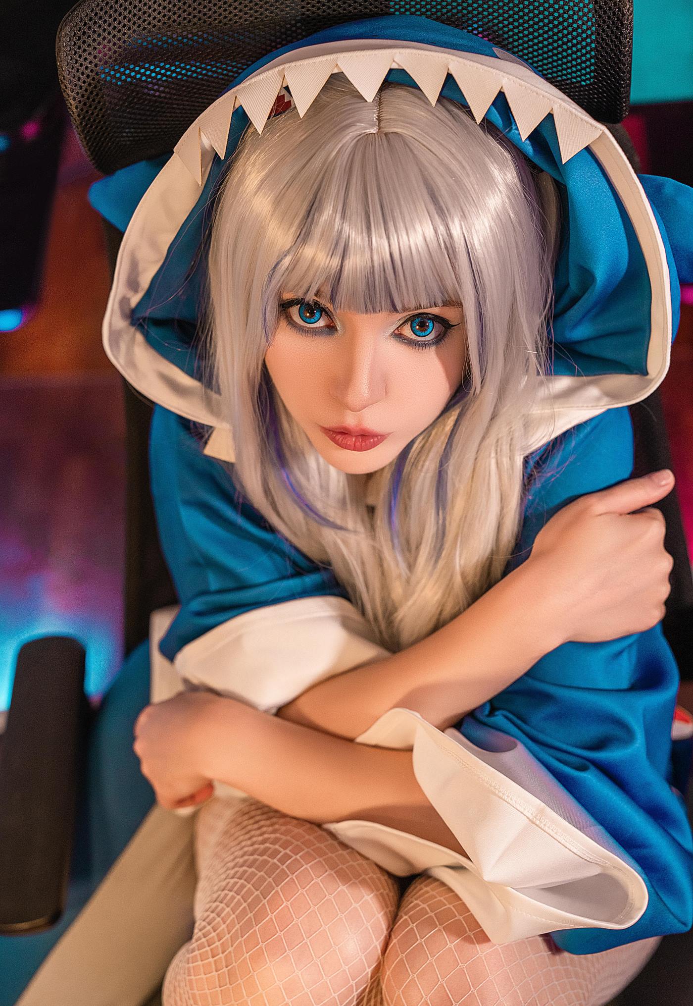 图片[21]-Olyashaa  – Gawr Gura 鲨鱼帽[48P] – 速更版-美库