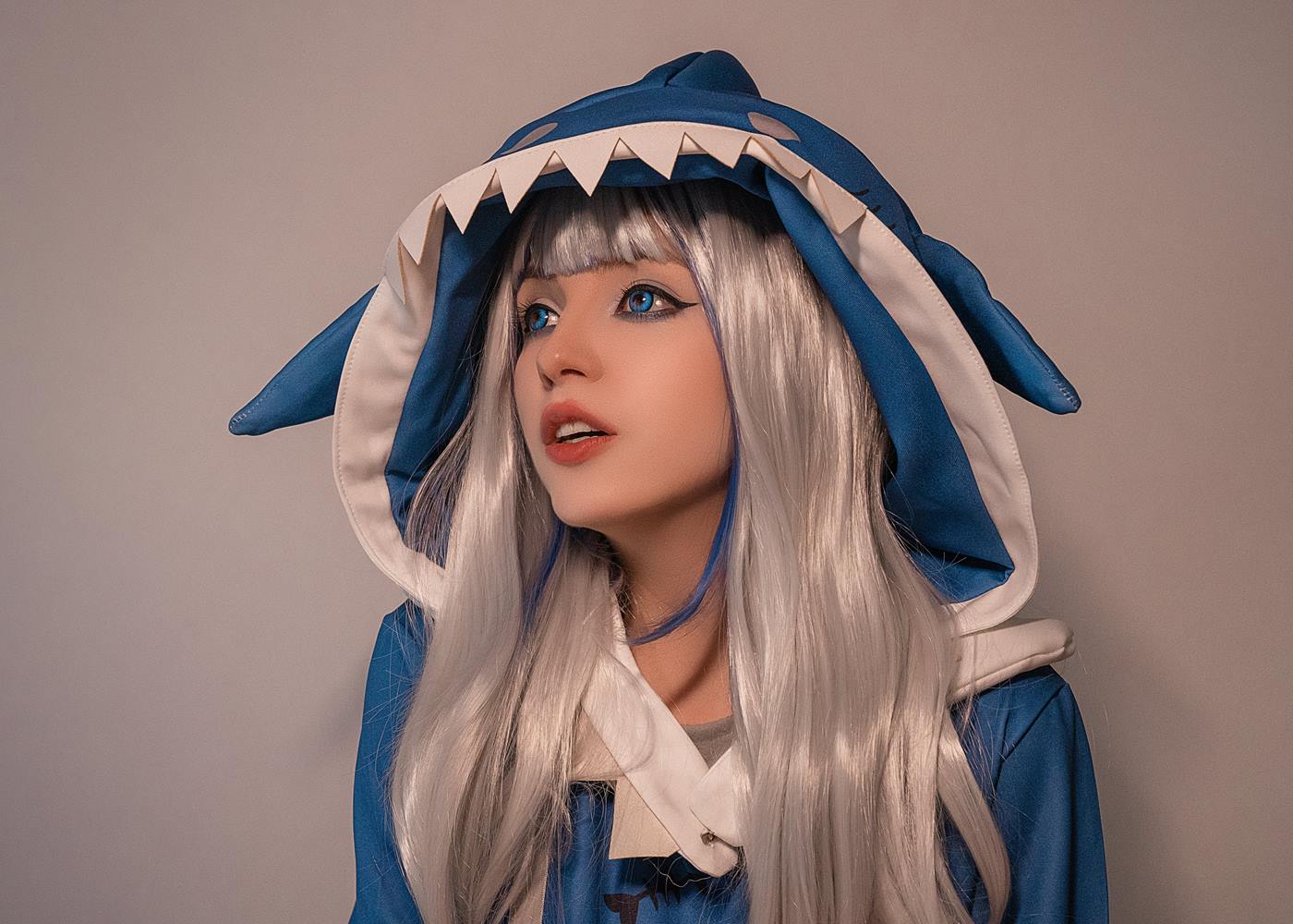 图片[31]-Olyashaa  – Gawr Gura 鲨鱼帽[48P] – 速更版-美库