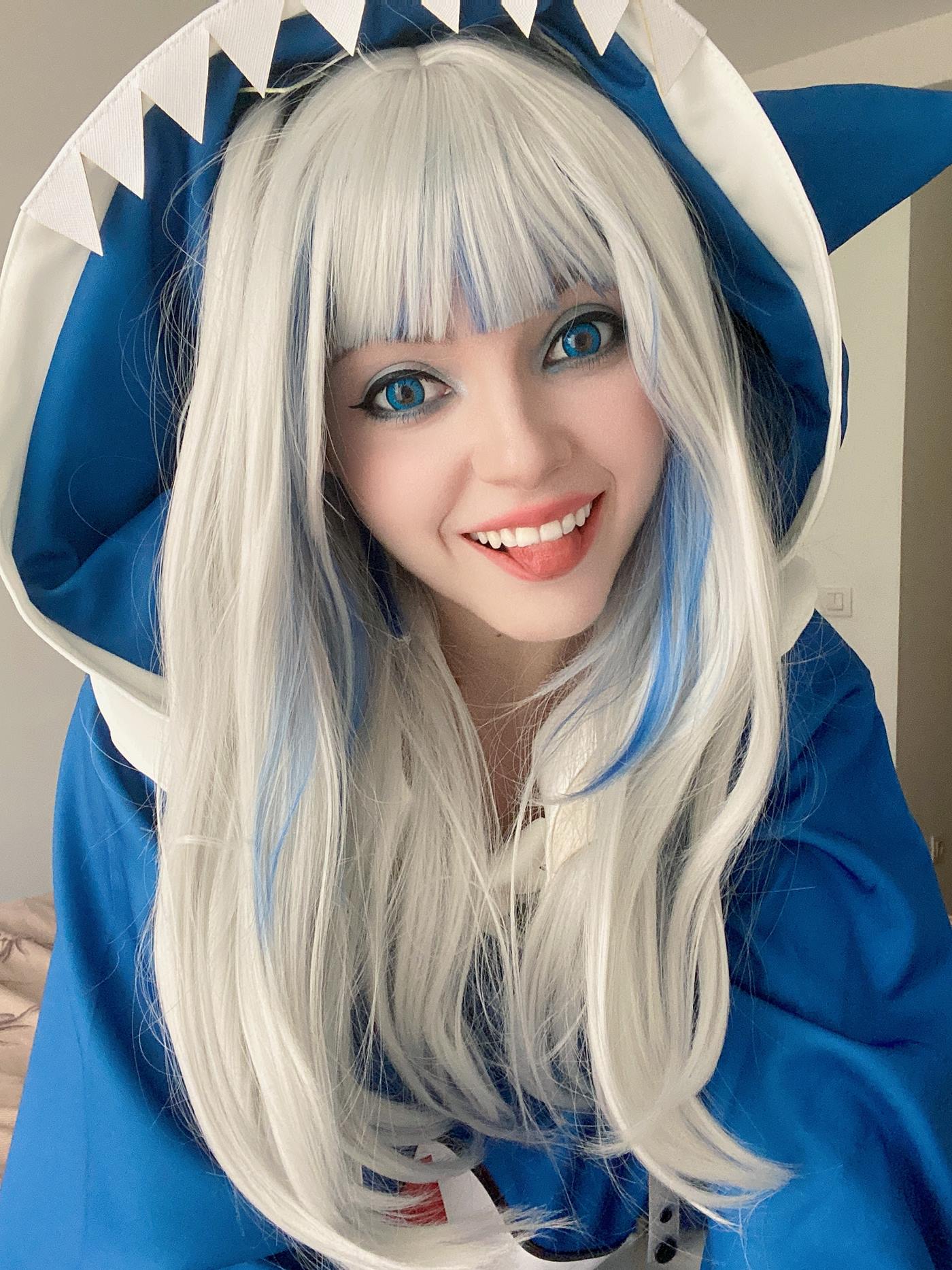 图片[36]-Olyashaa  – Gawr Gura 鲨鱼帽[48P] – 速更版-美库