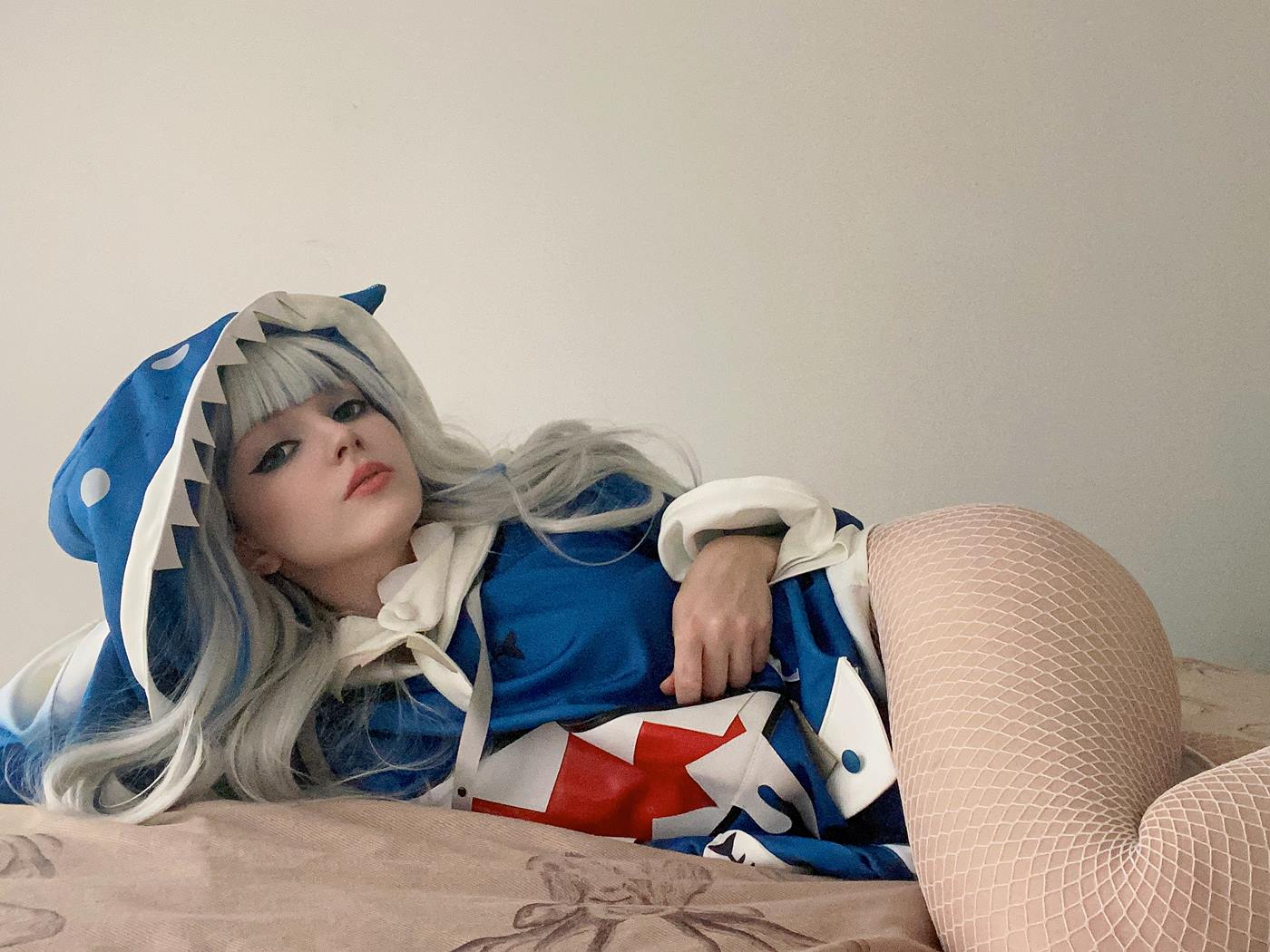 图片[44]-Olyashaa  – Gawr Gura 鲨鱼帽[48P] – 速更版-美库