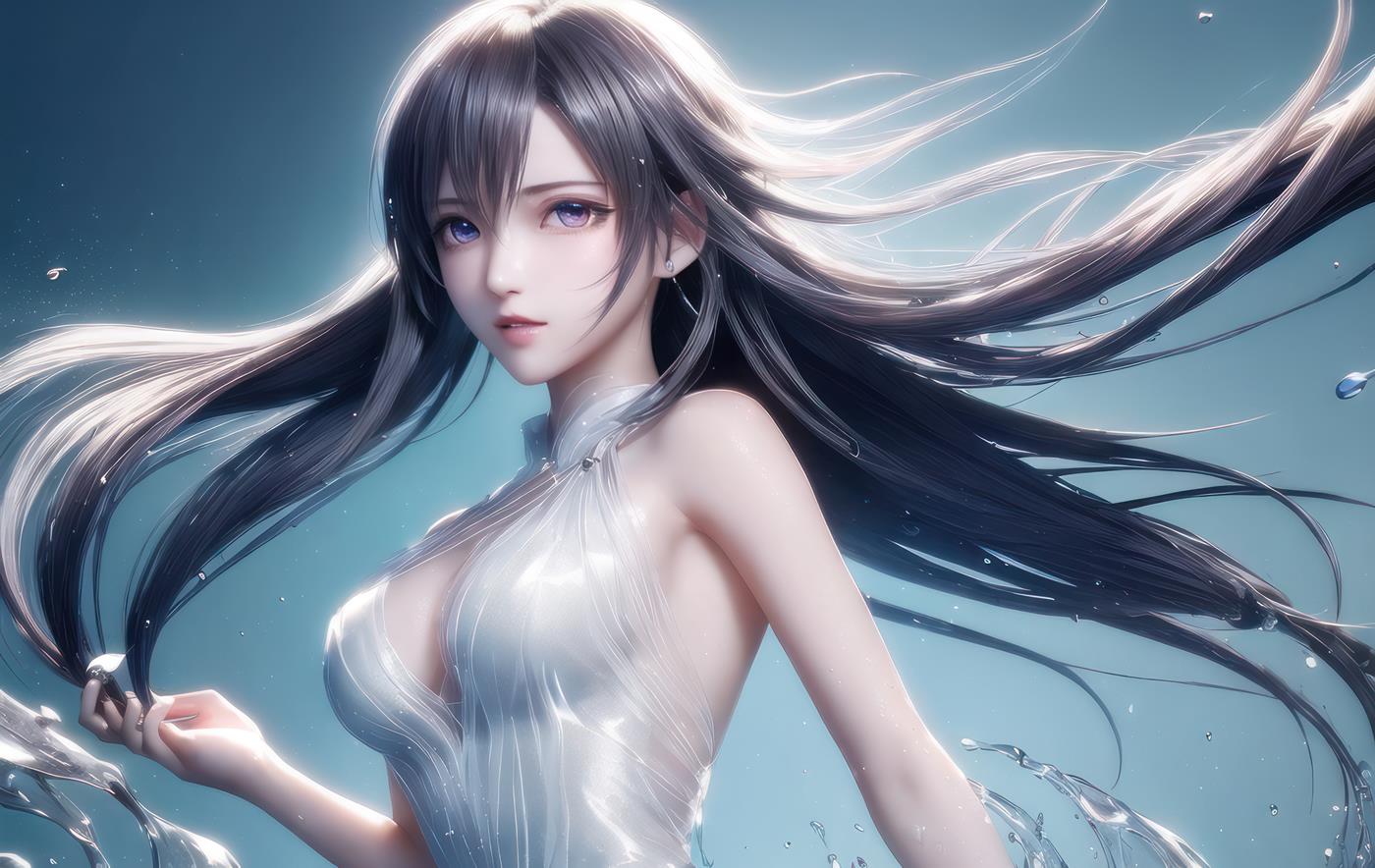 图片[13]-AI绘画 009 2K高清 蒂法大海 [126P] – 速更版-美库