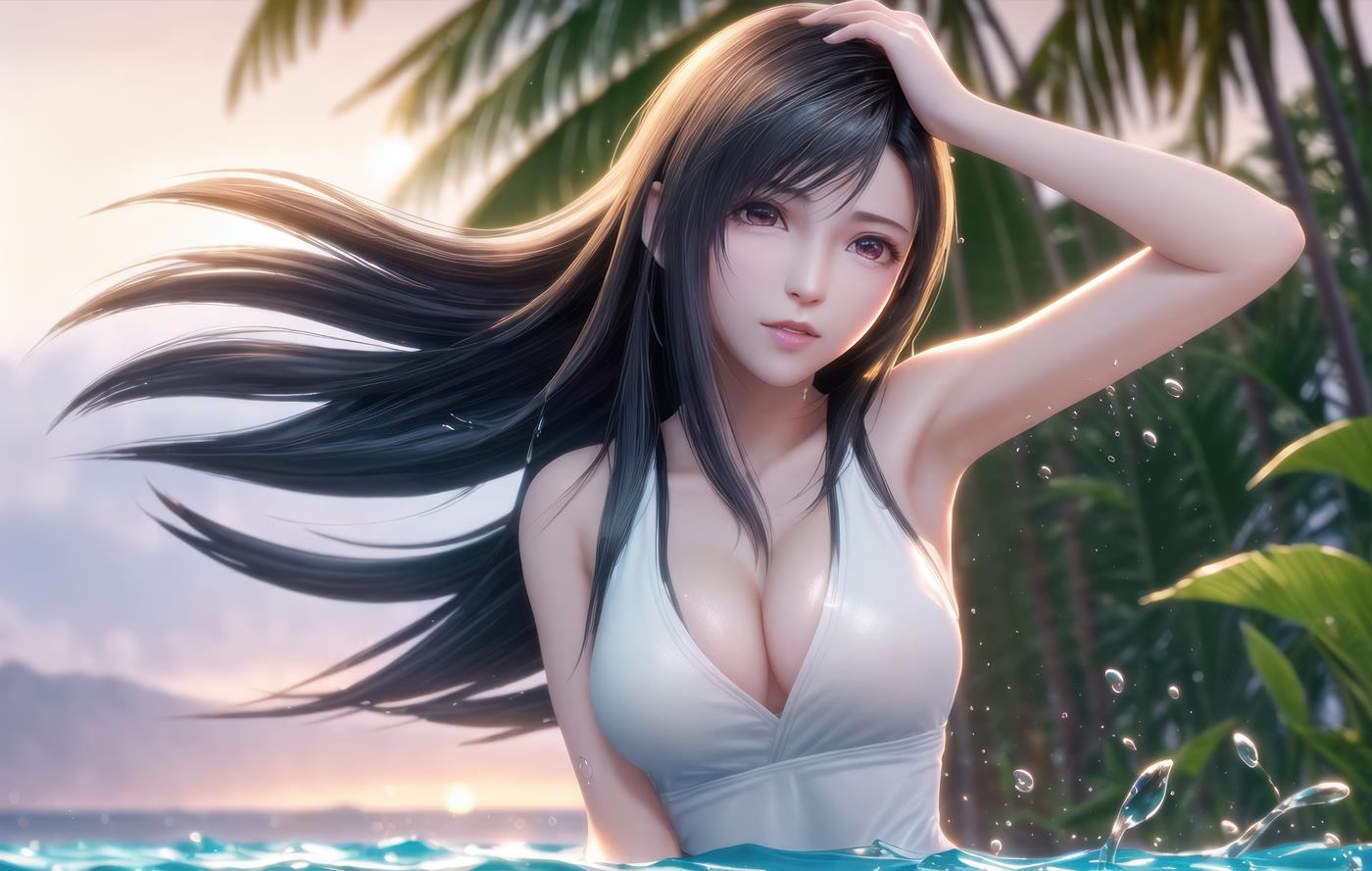 图片[22]-AI绘画 009 2K高清 蒂法大海 [126P] – 速更版-美库