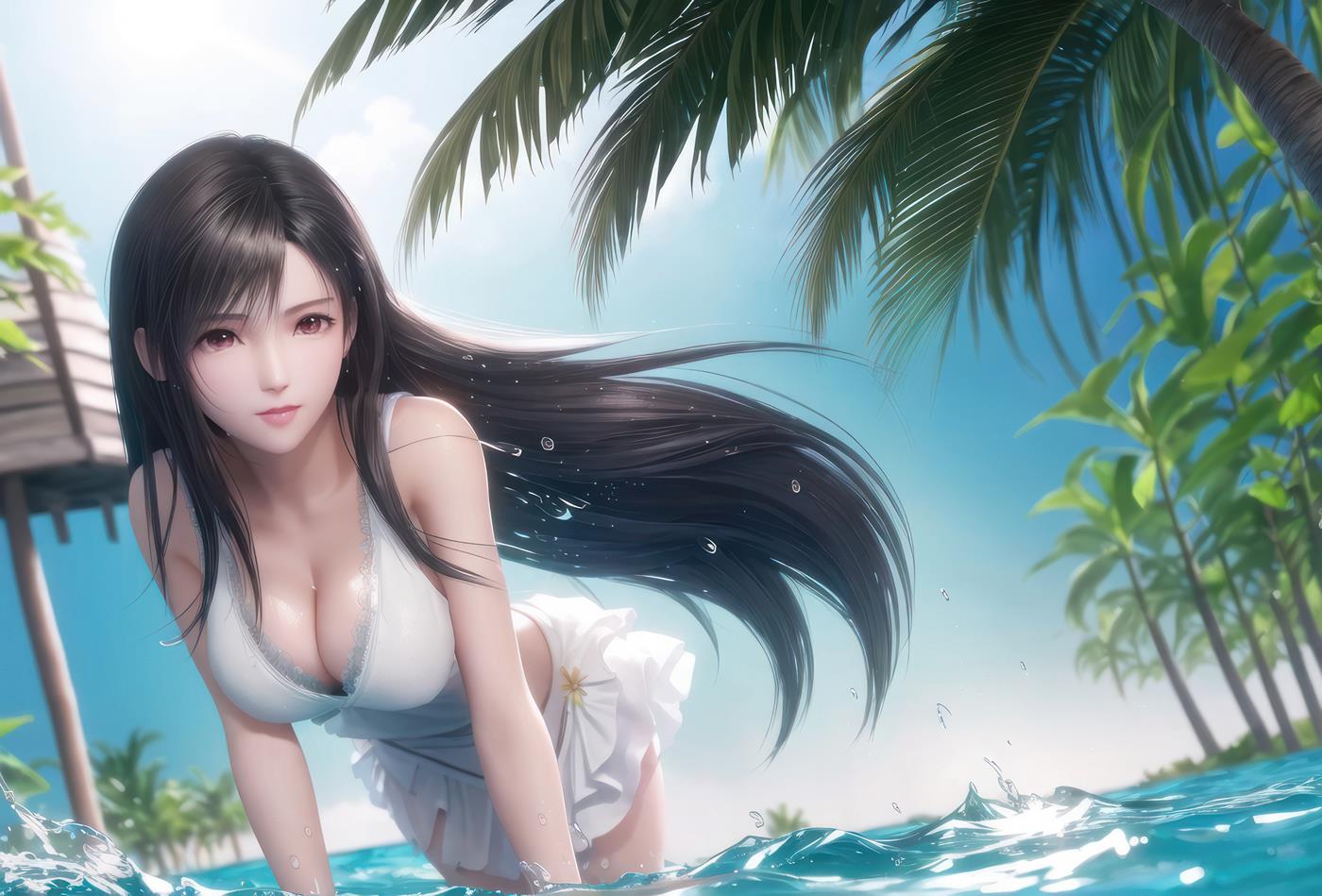 图片[24]-AI绘画 009 2K高清 蒂法大海 [126P] – 速更版-美库