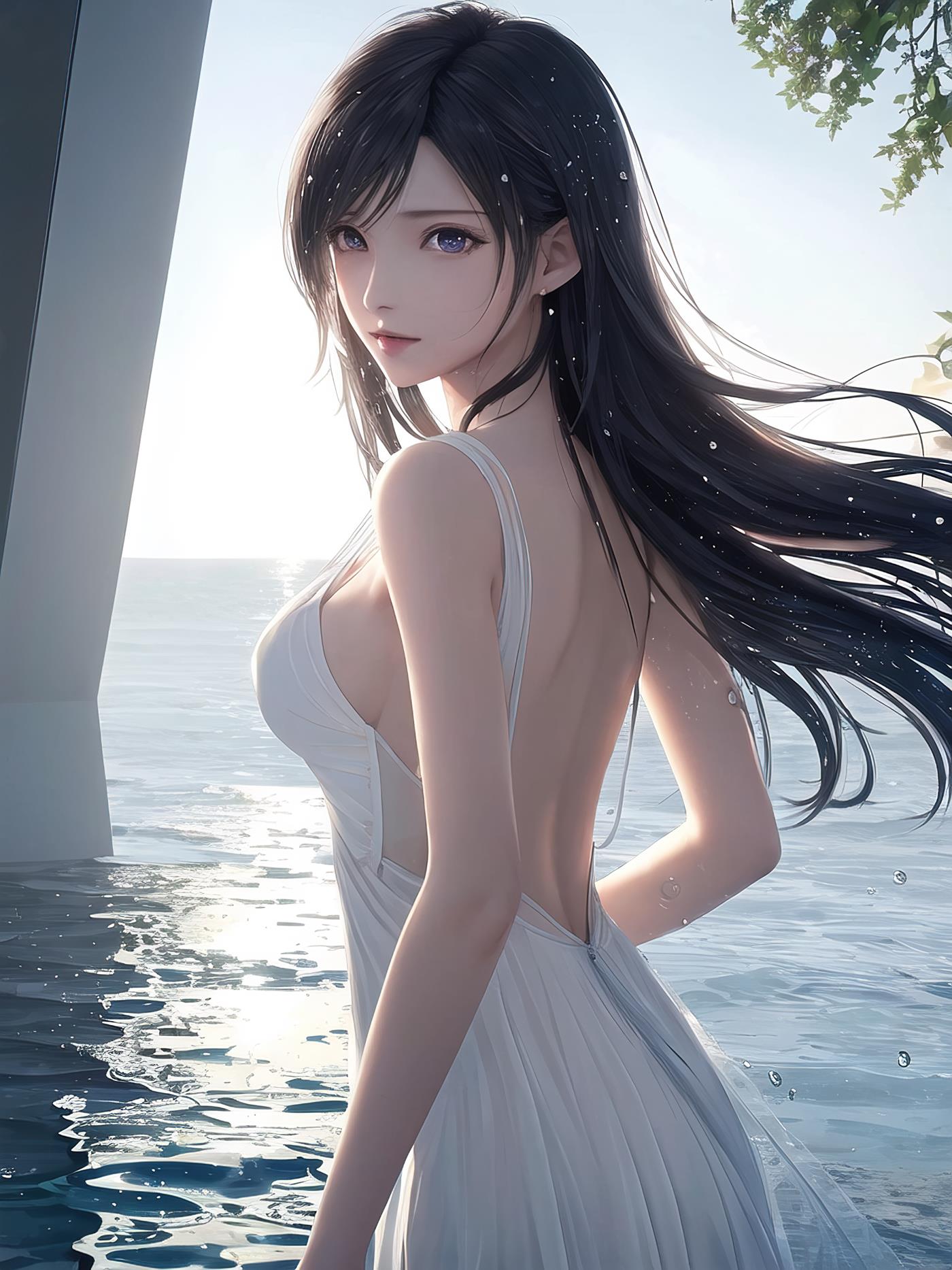 图片[106]-AI绘画 009 2K高清 蒂法大海 [126P] – 速更版-美库