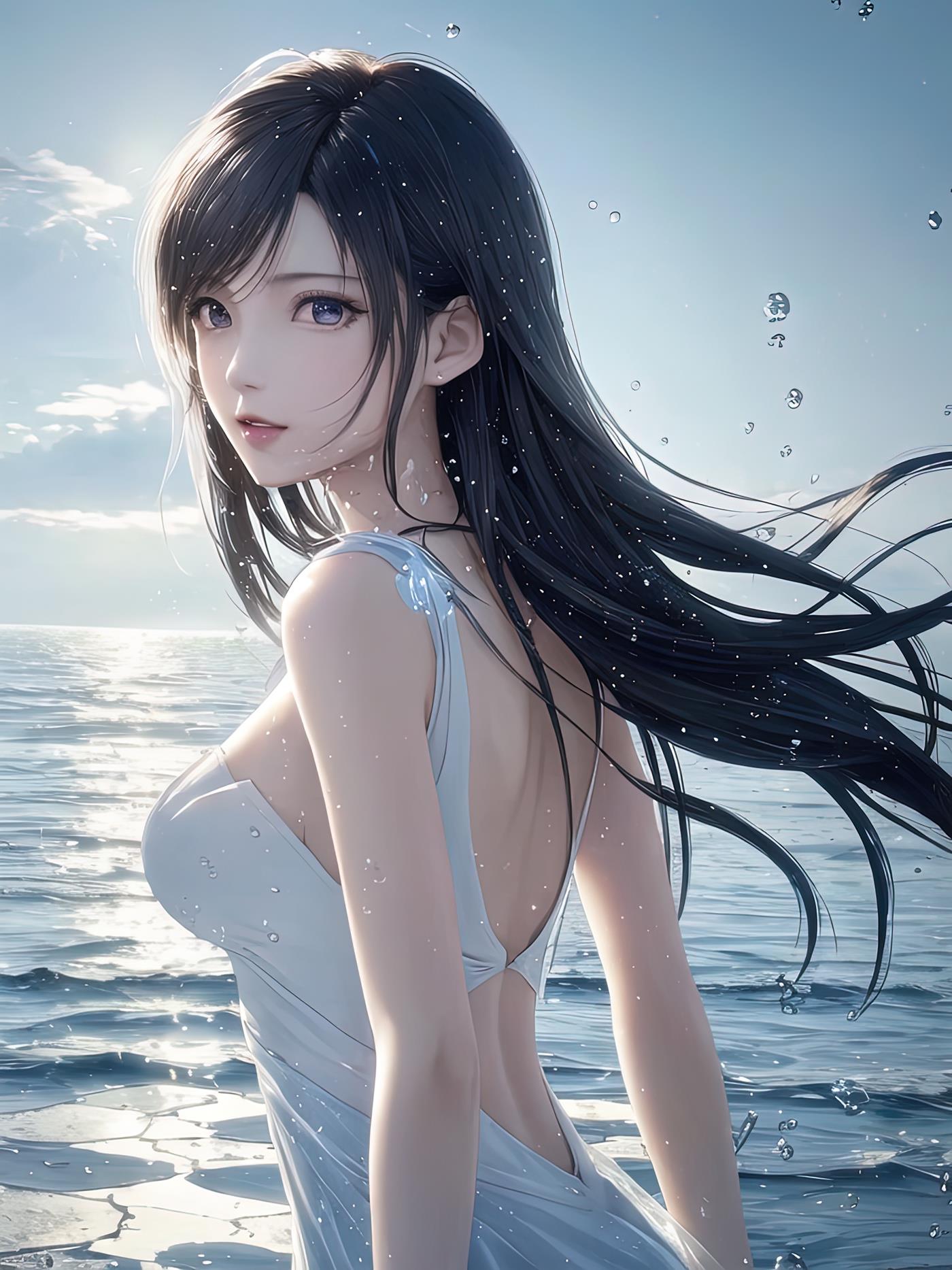 图片[108]-AI绘画 009 2K高清 蒂法大海 [126P] – 速更版-美库