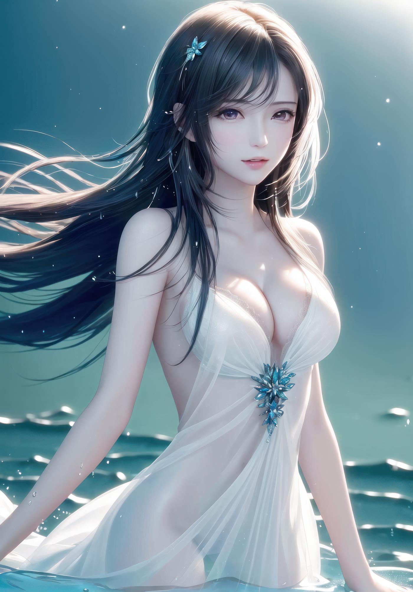 图片[125]-AI绘画 009 2K高清 蒂法大海 [126P] – 速更版-美库