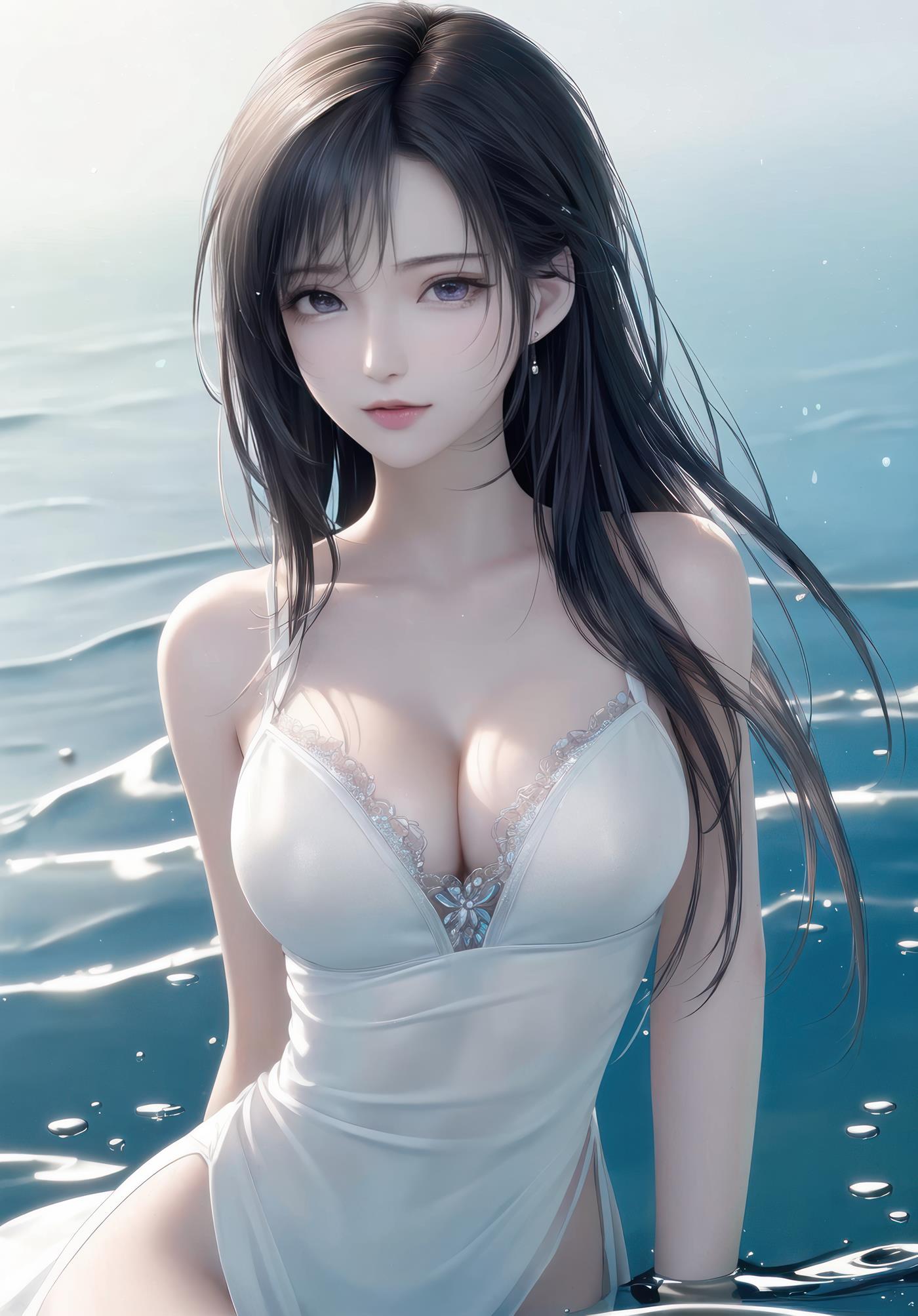 图片[126]-AI绘画 009 2K高清 蒂法大海 [126P] – 速更版-美库