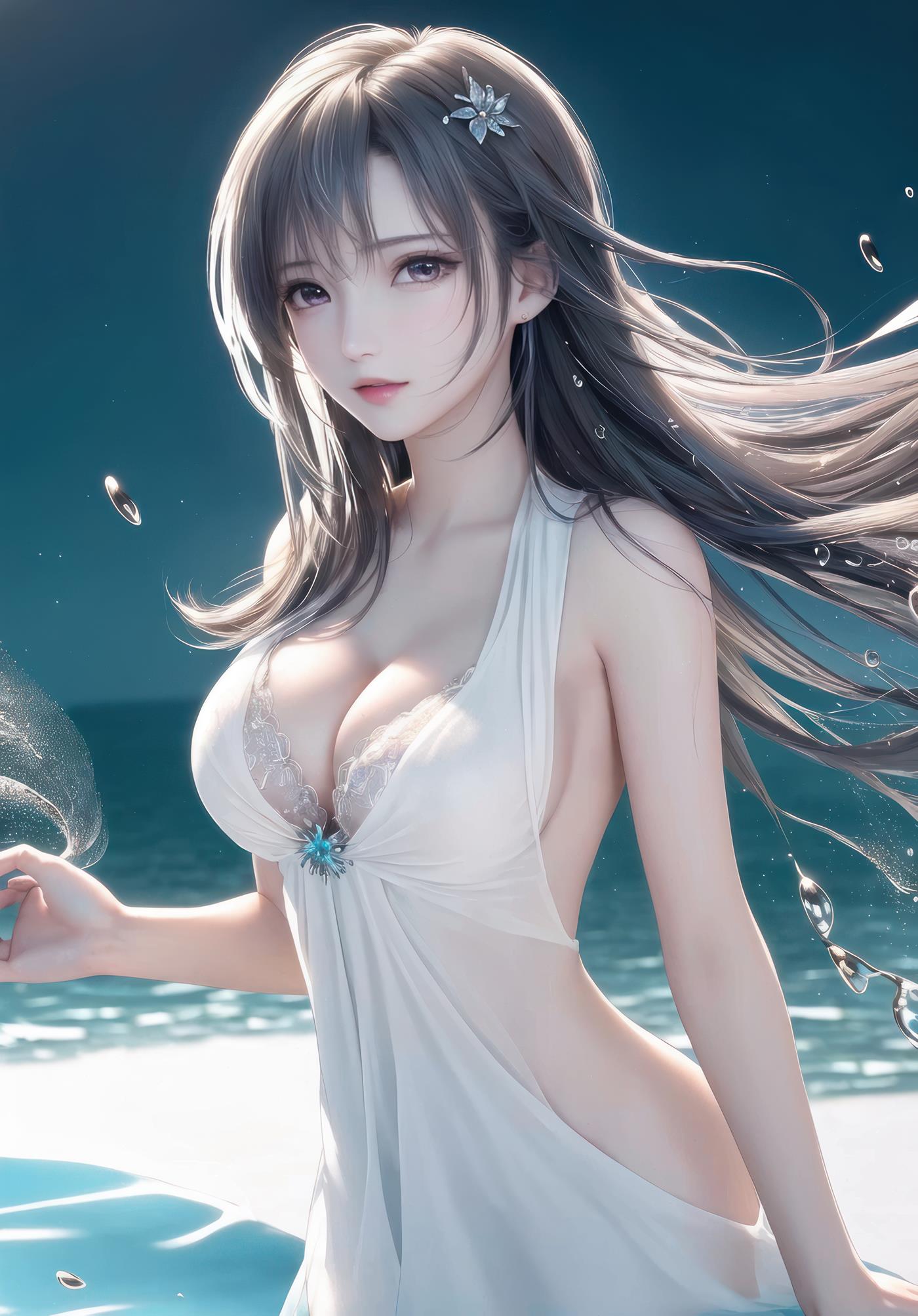 图片[127]-AI绘画 009 2K高清 蒂法大海 [126P] – 速更版-美库