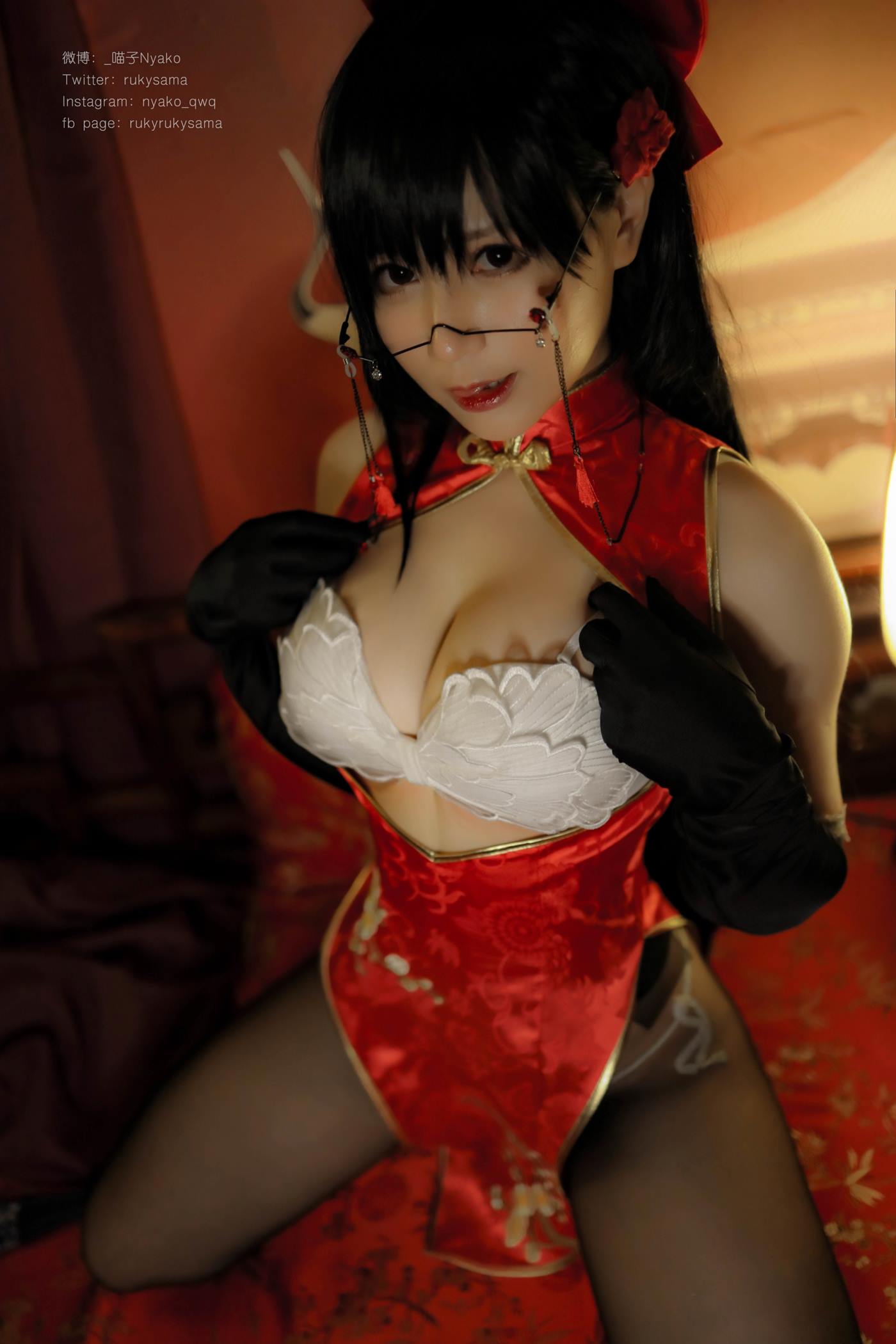 图片[33]-Nyako喵子 – チャイナドレス[74P] – 速更版-美库