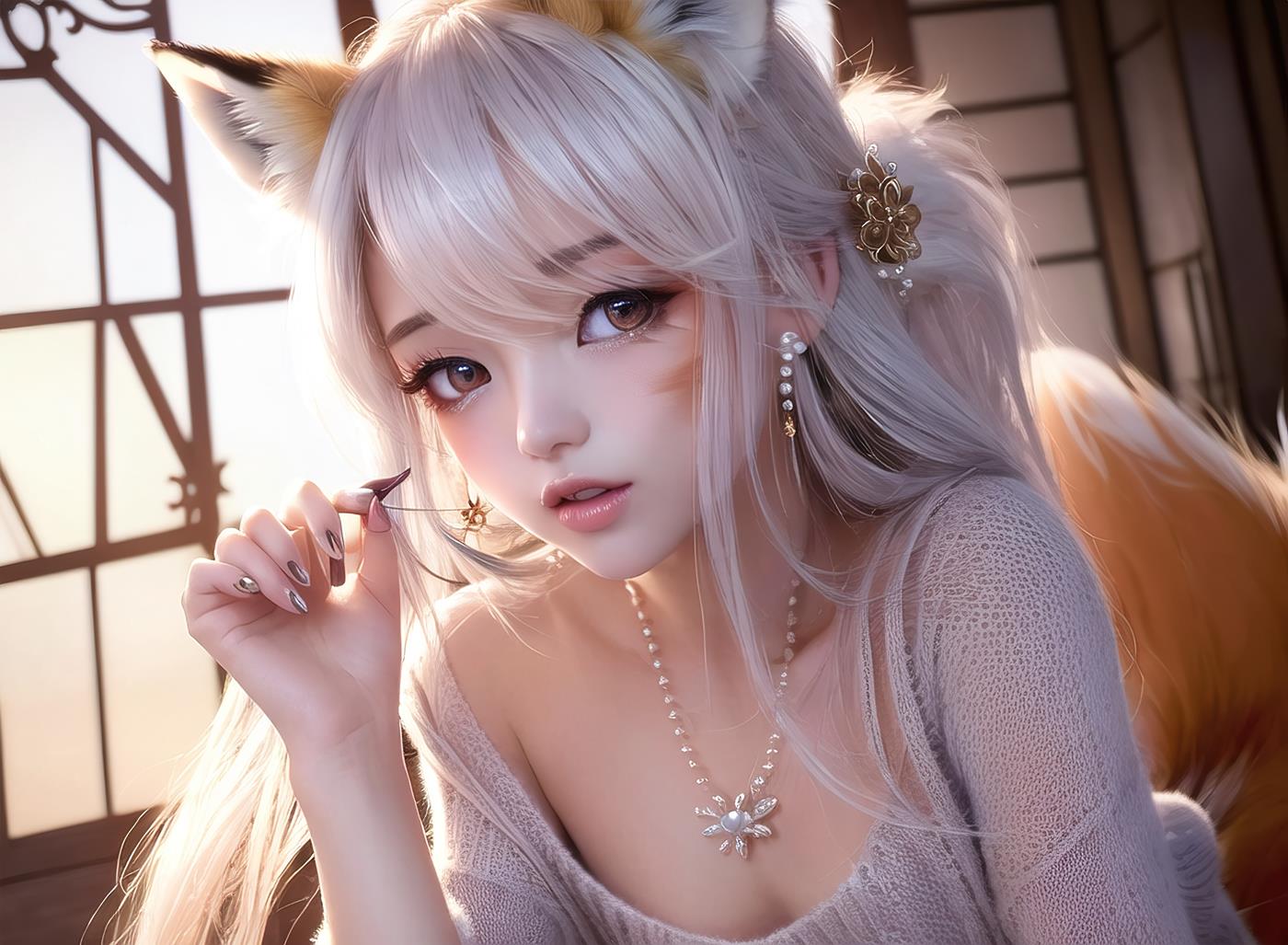 图片[47]-AI绘画 011 2K高清 狐狸姐姐 [146P] – 速更版-美库