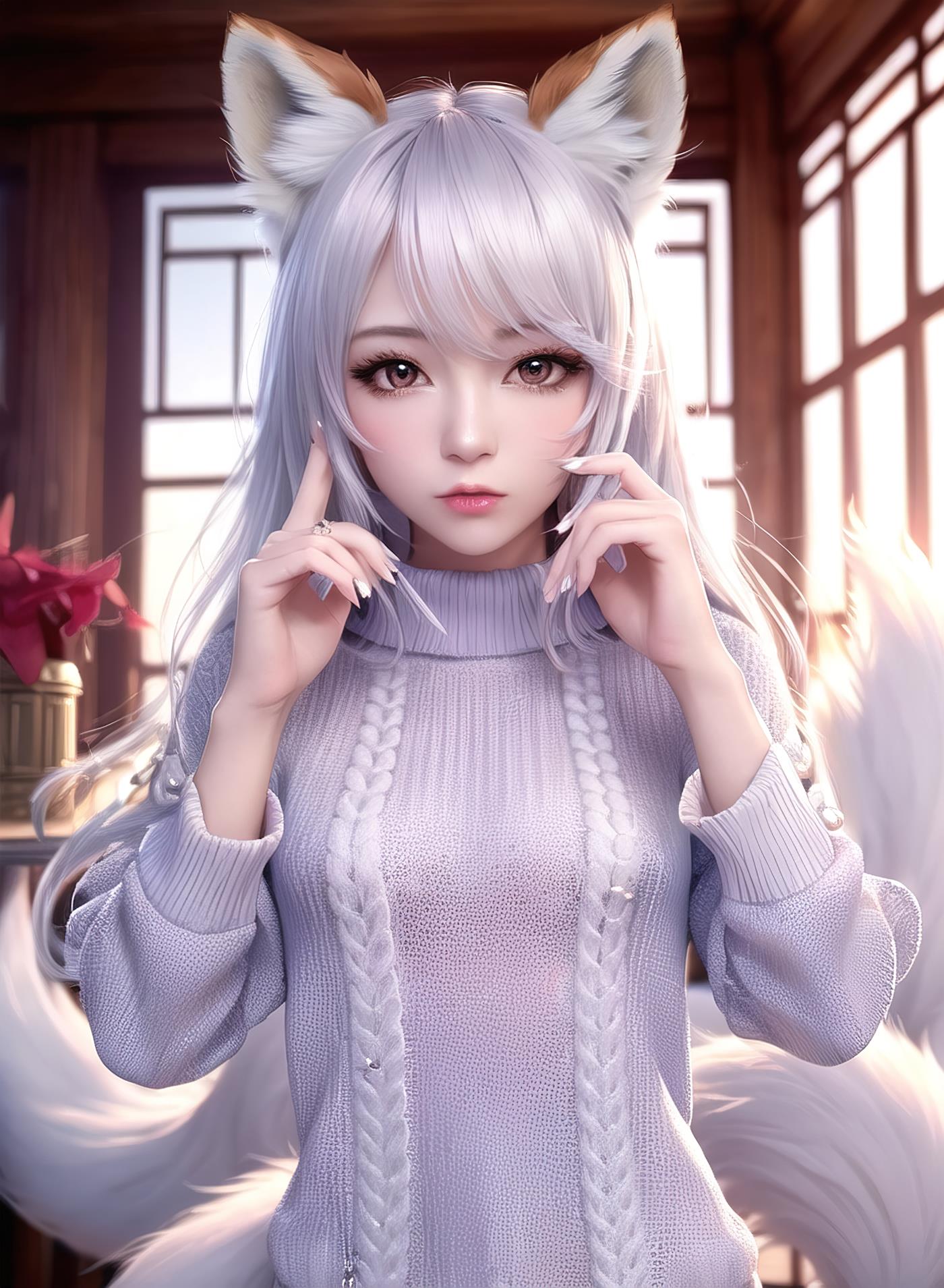 图片[49]-AI绘画 011 2K高清 狐狸姐姐 [146P] – 速更版-美库