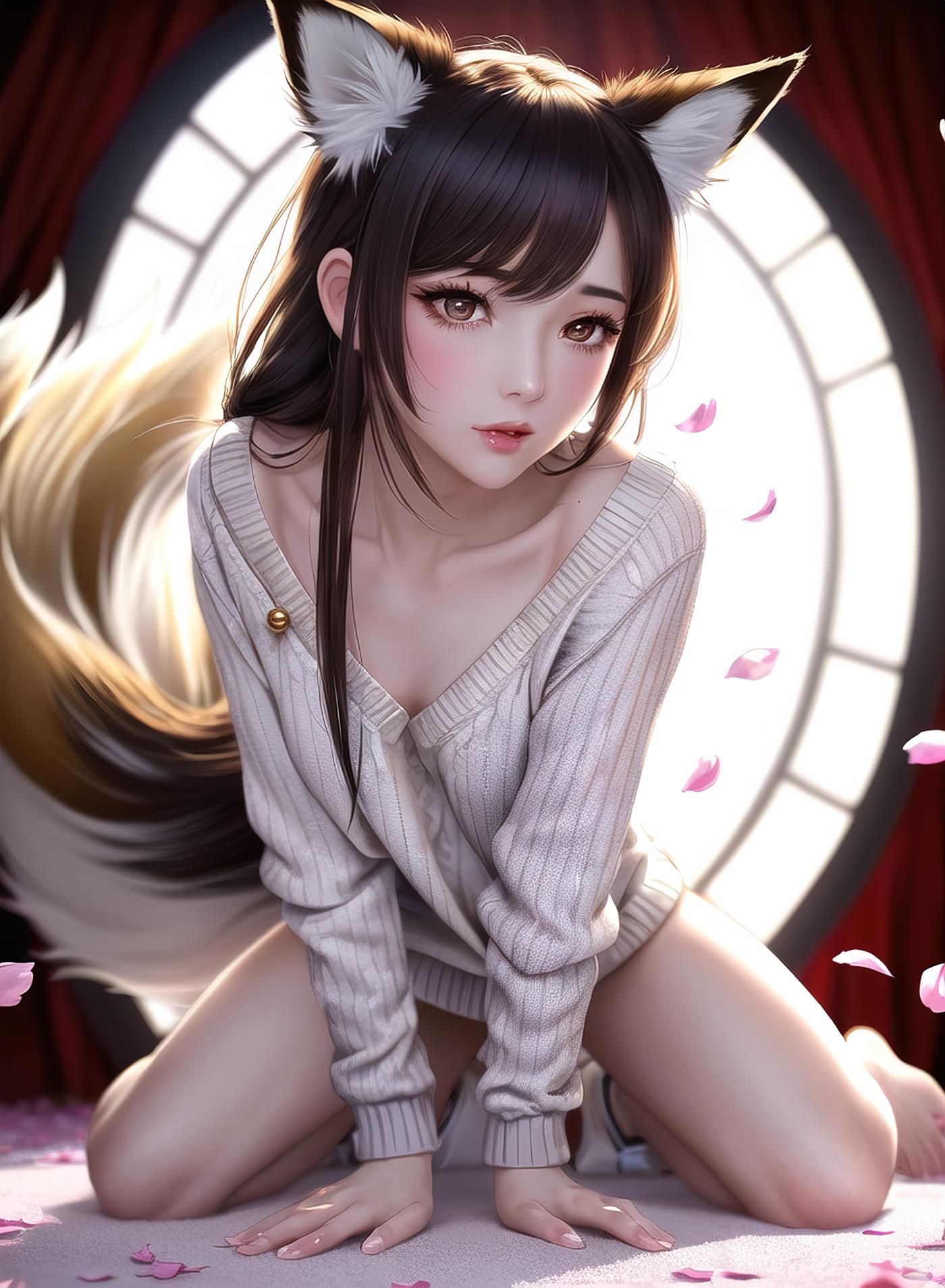 图片[53]-AI绘画 011 2K高清 狐狸姐姐 [146P] – 速更版-美库