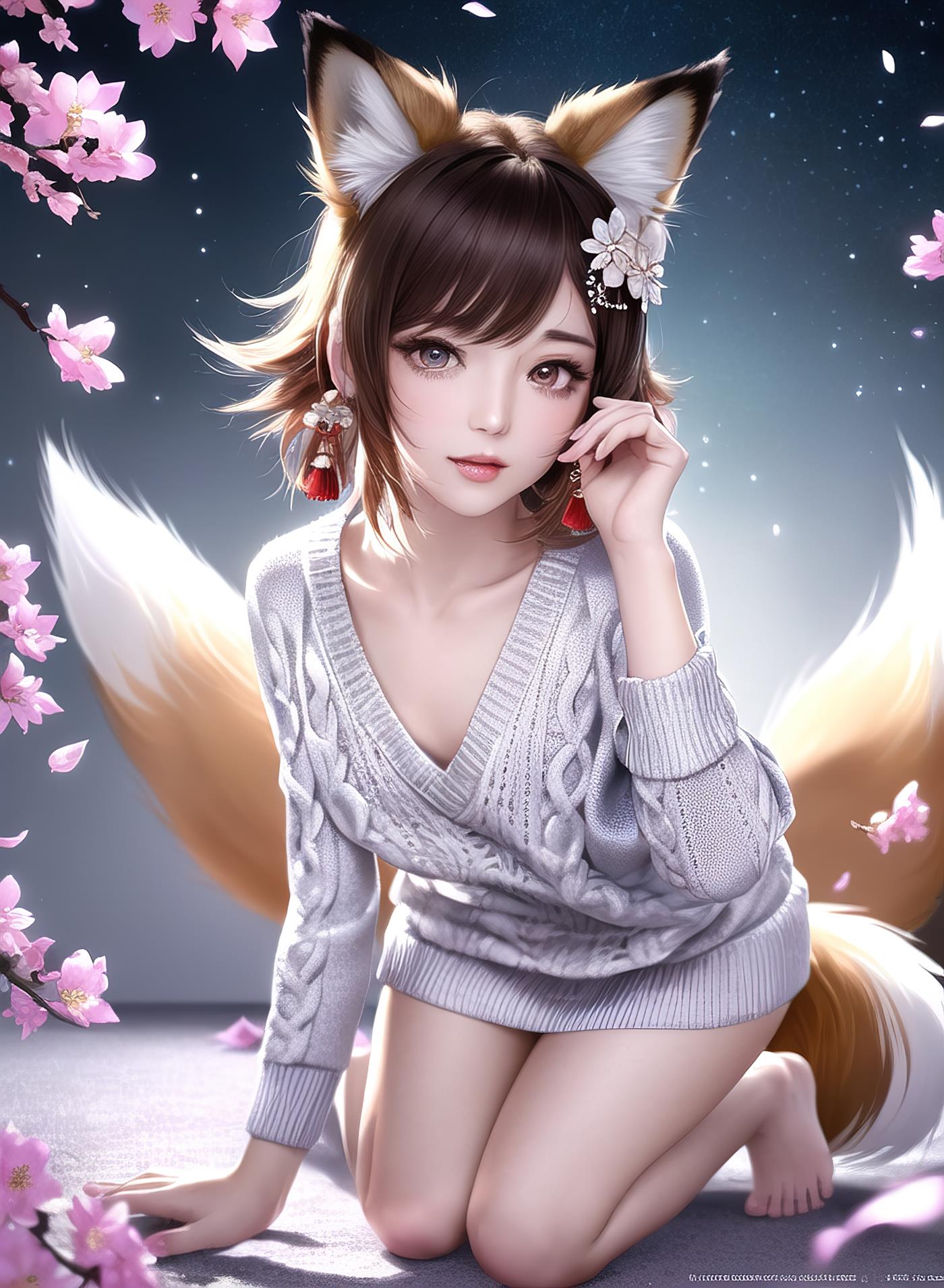 图片[54]-AI绘画 011 2K高清 狐狸姐姐 [146P] – 速更版-美库