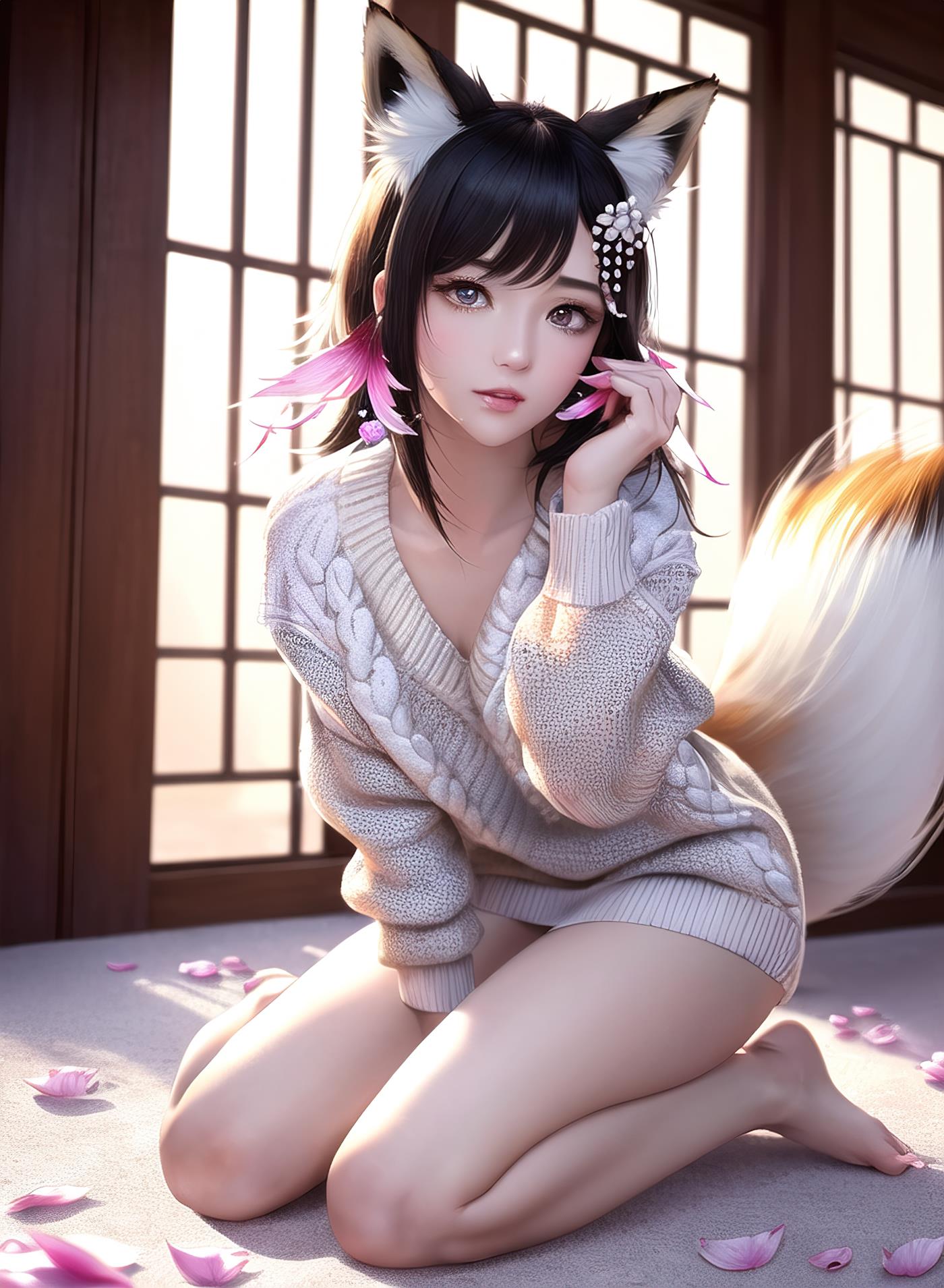 图片[56]-AI绘画 011 2K高清 狐狸姐姐 [146P] – 速更版-美库