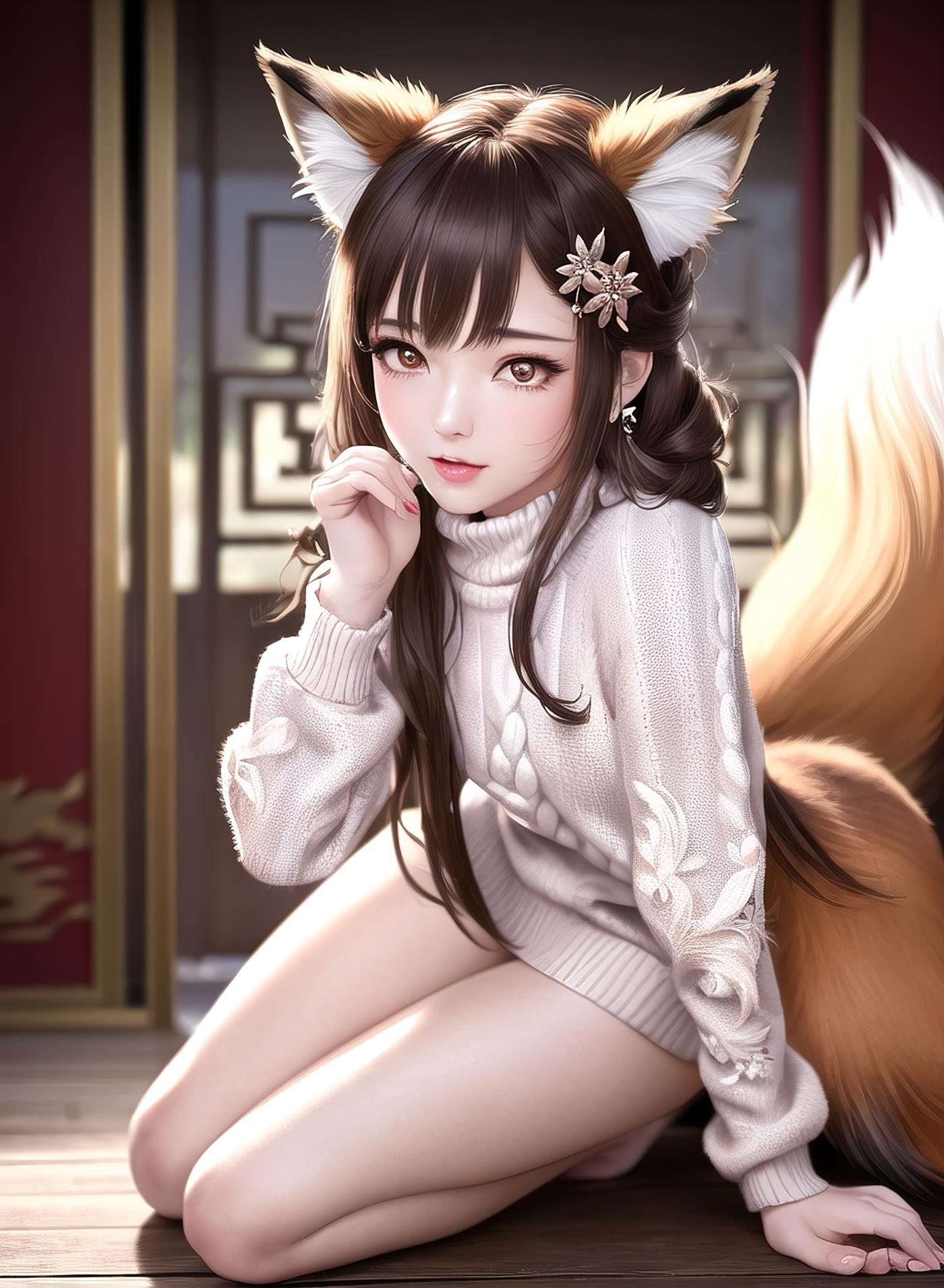 图片[57]-AI绘画 011 2K高清 狐狸姐姐 [146P] – 速更版-美库