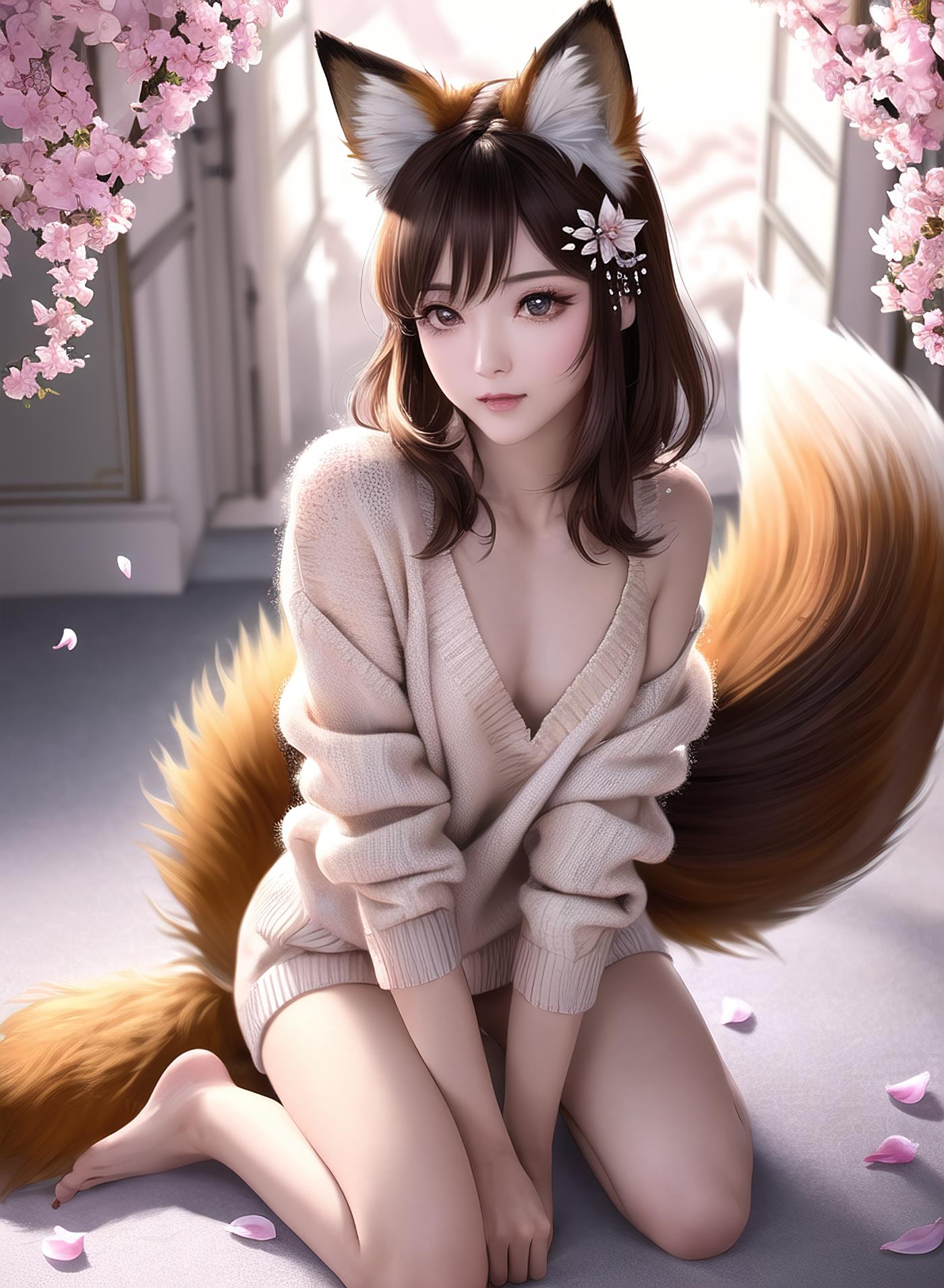 图片[58]-AI绘画 011 2K高清 狐狸姐姐 [146P] – 速更版-美库