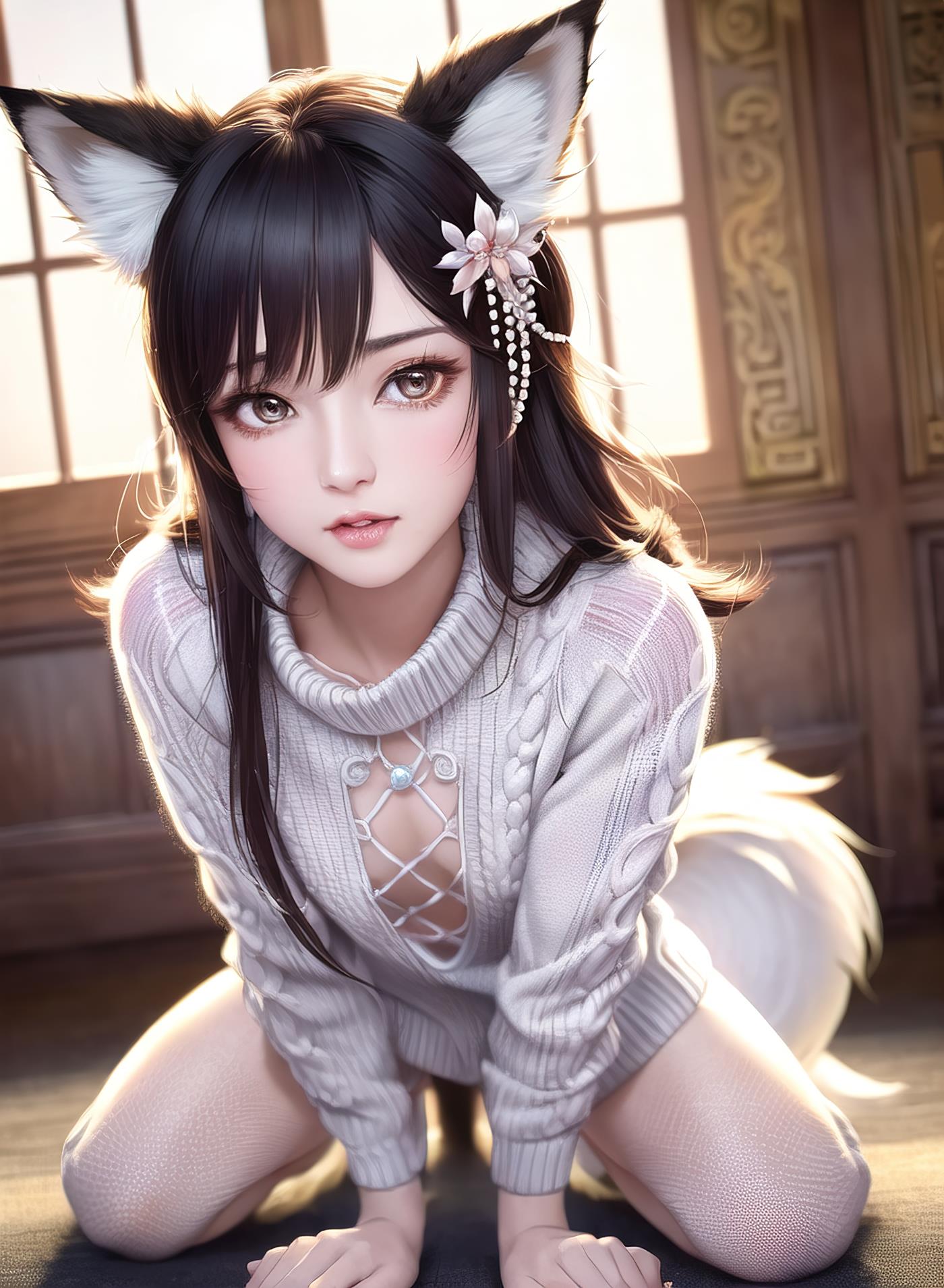 图片[61]-AI绘画 011 2K高清 狐狸姐姐 [146P] – 速更版-美库