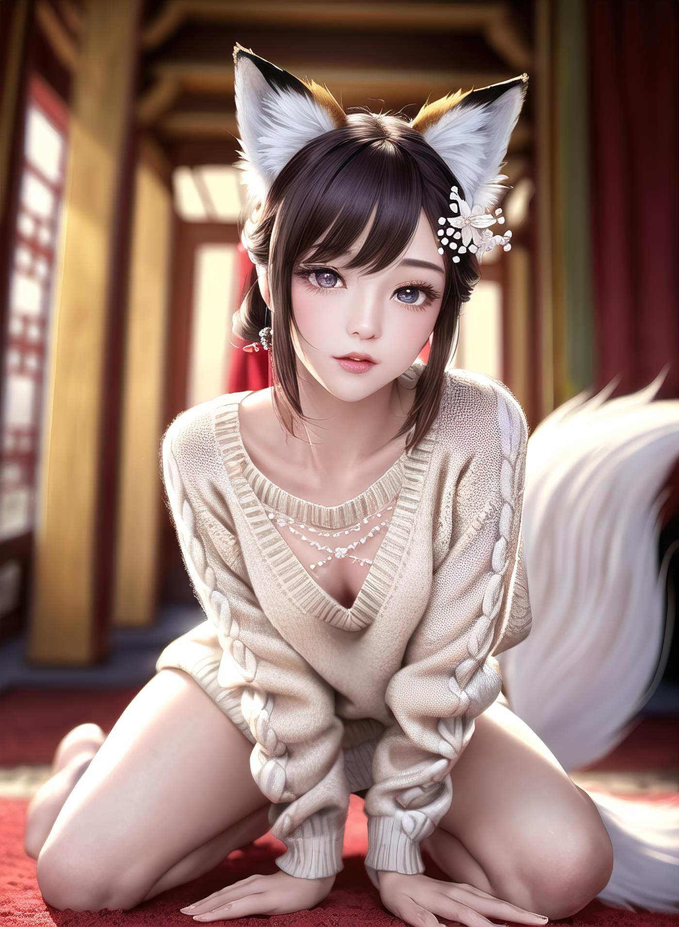 图片[62]-AI绘画 011 2K高清 狐狸姐姐 [146P] – 速更版-美库