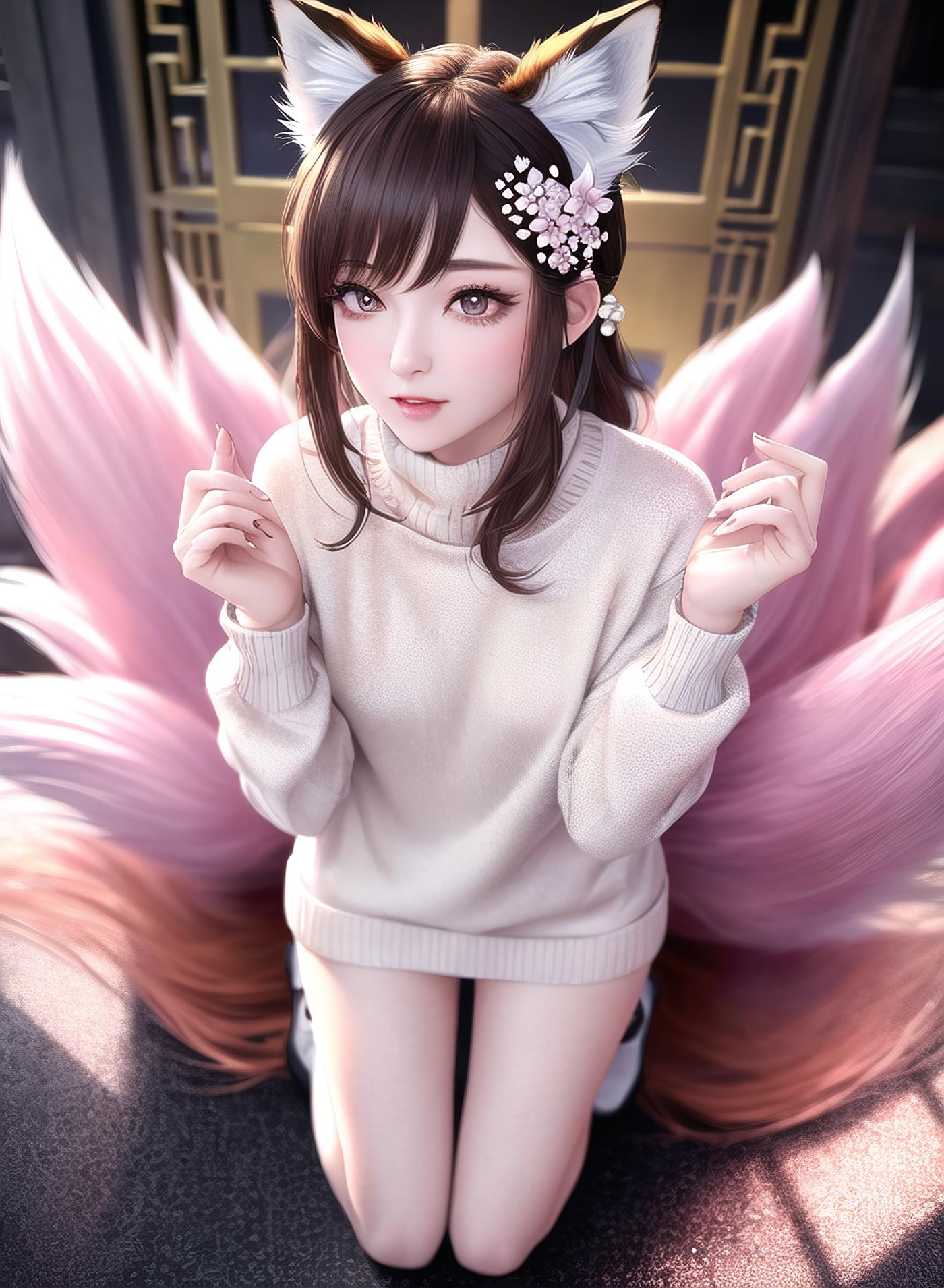 图片[64]-AI绘画 011 2K高清 狐狸姐姐 [146P] – 速更版-美库