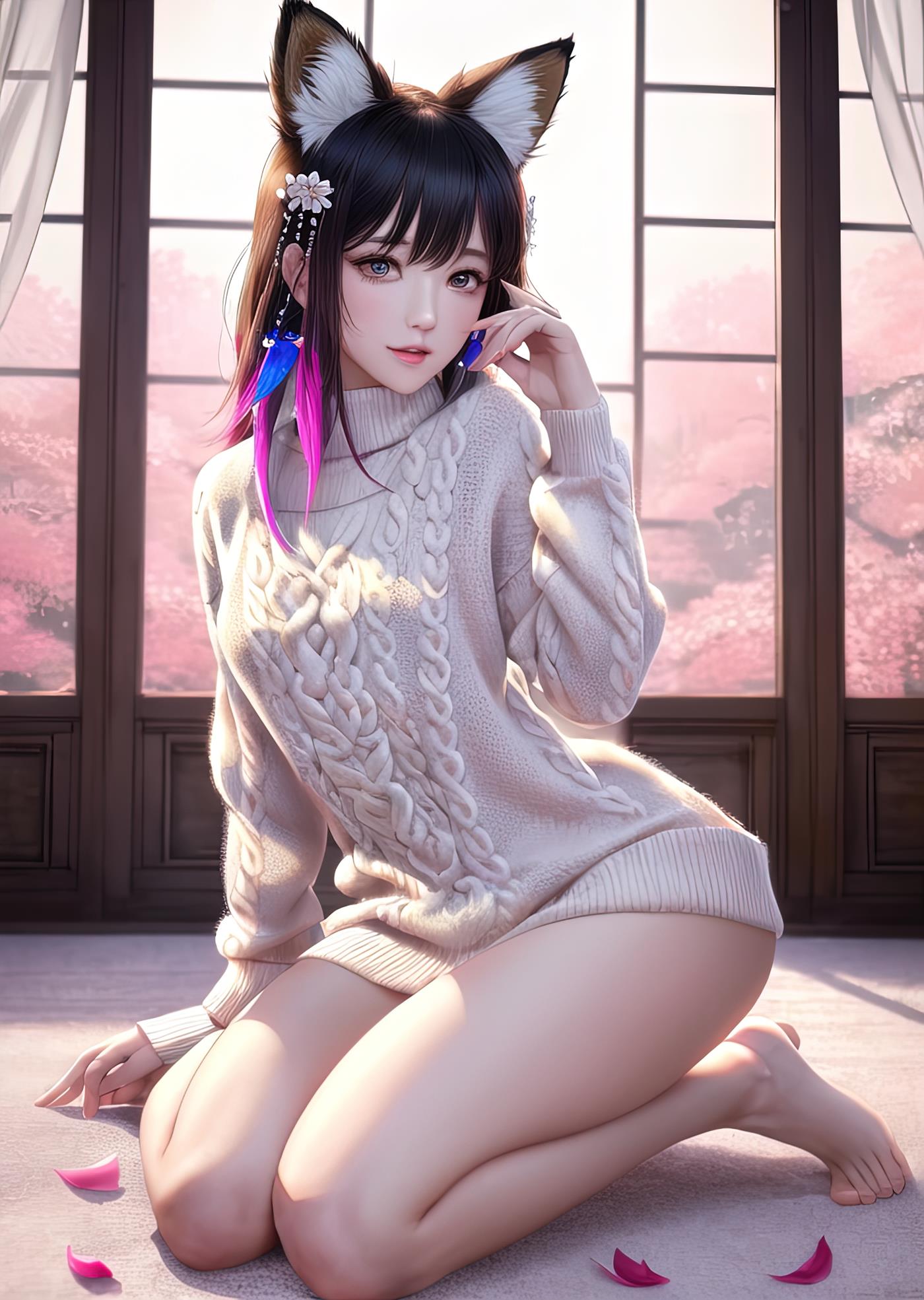 图片[76]-AI绘画 011 2K高清 狐狸姐姐 [146P] – 速更版-美库