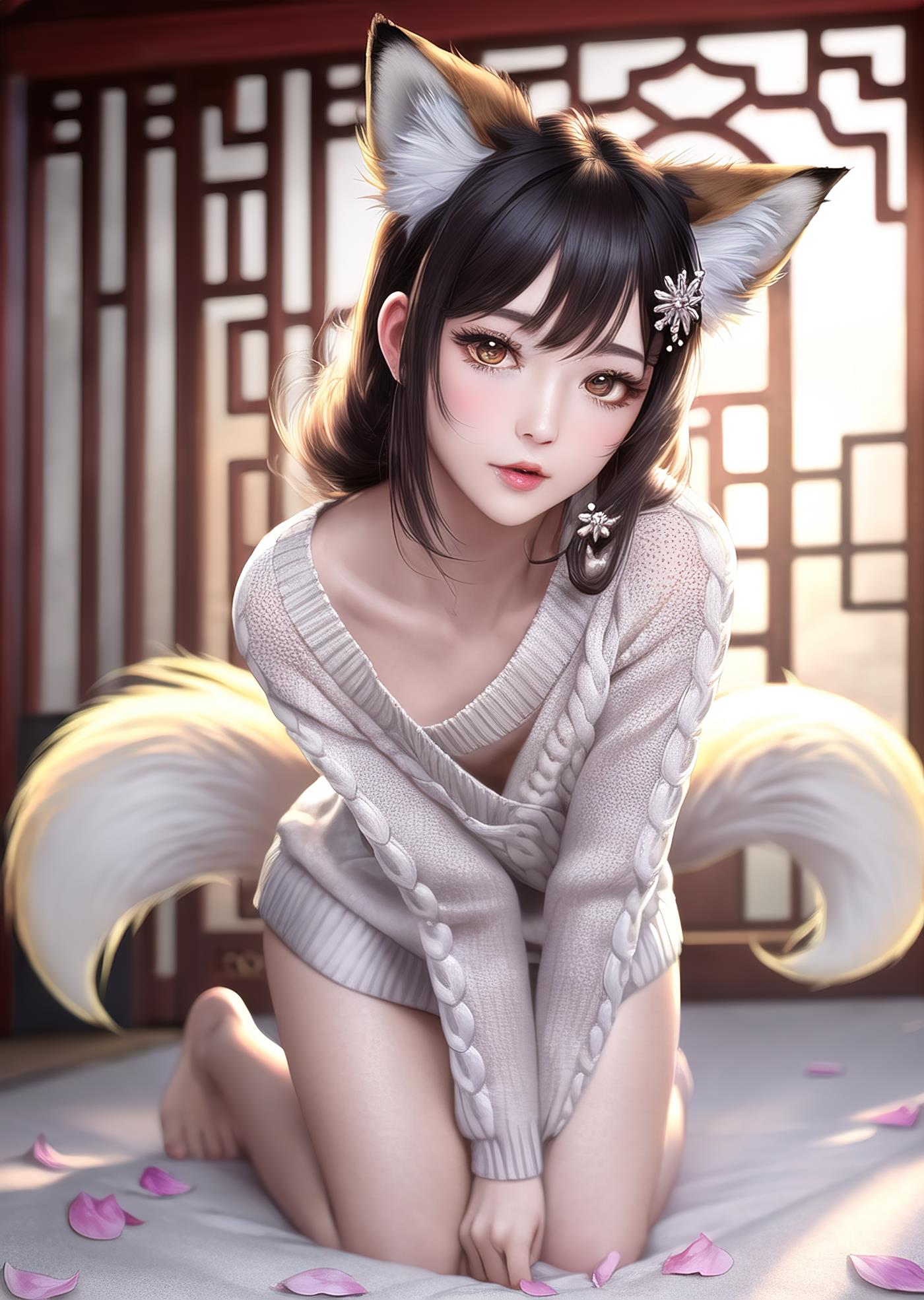 图片[77]-AI绘画 011 2K高清 狐狸姐姐 [146P] – 速更版-美库