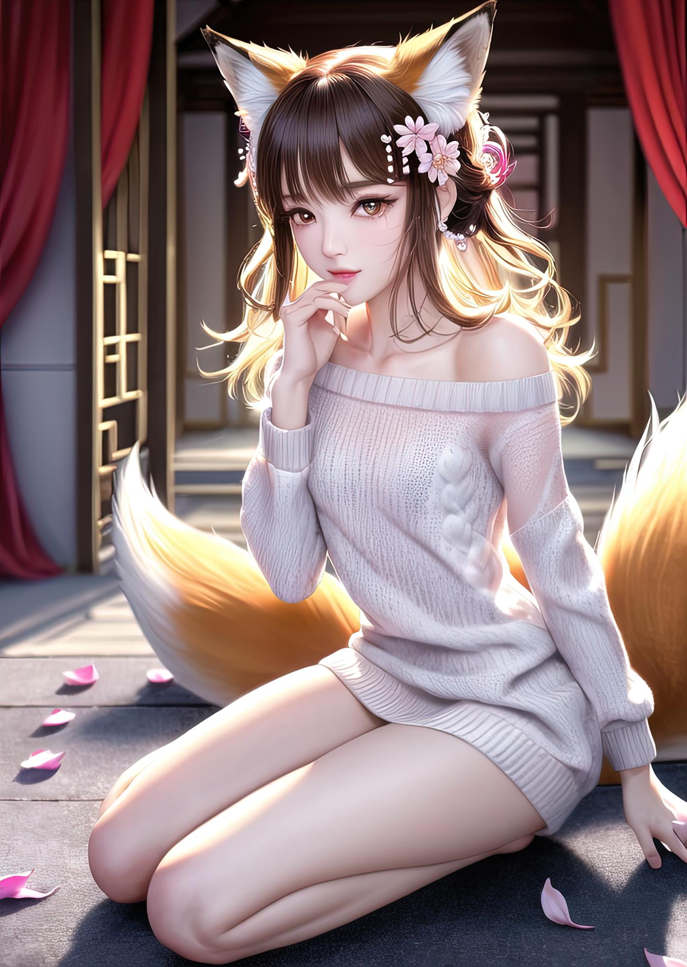 图片[81]-AI绘画 011 2K高清 狐狸姐姐 [146P] – 速更版-美库