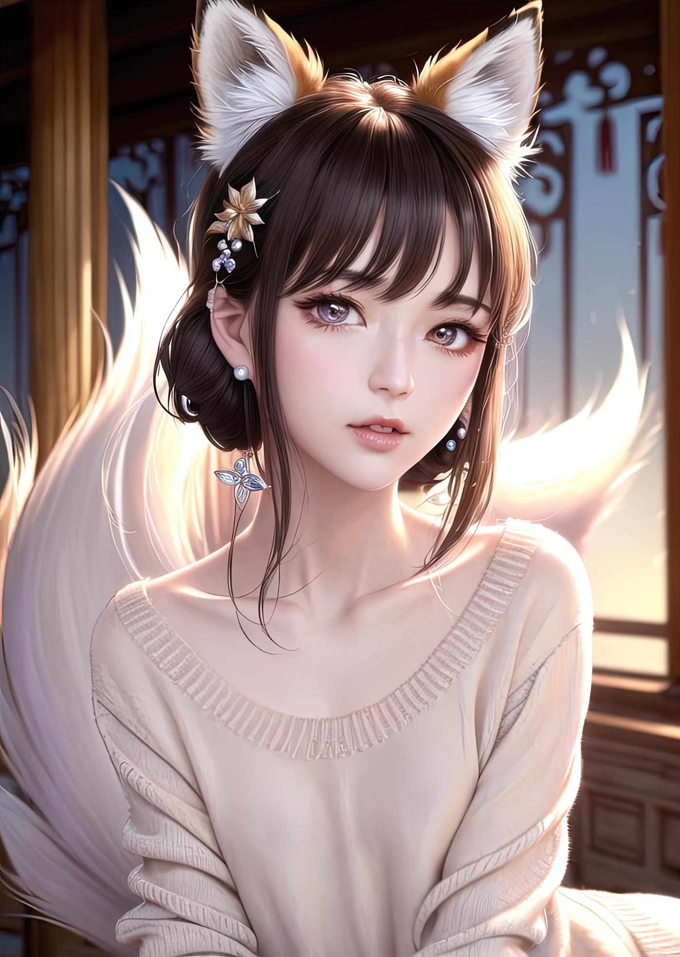 图片[88]-AI绘画 011 2K高清 狐狸姐姐 [146P] – 速更版-美库