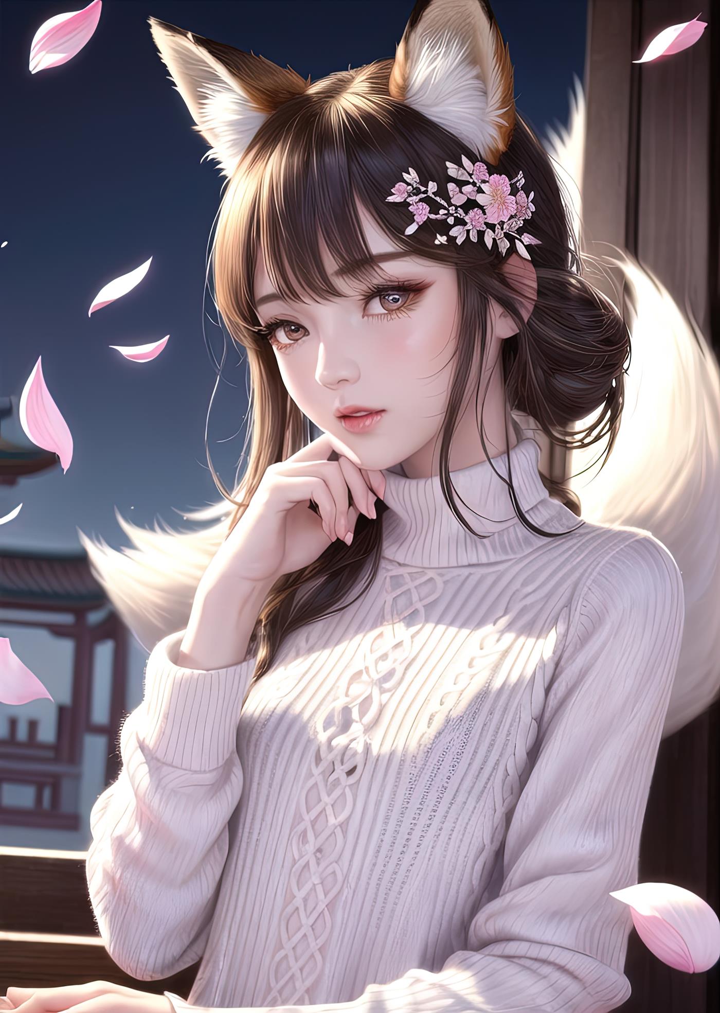 图片[89]-AI绘画 011 2K高清 狐狸姐姐 [146P] – 速更版-美库