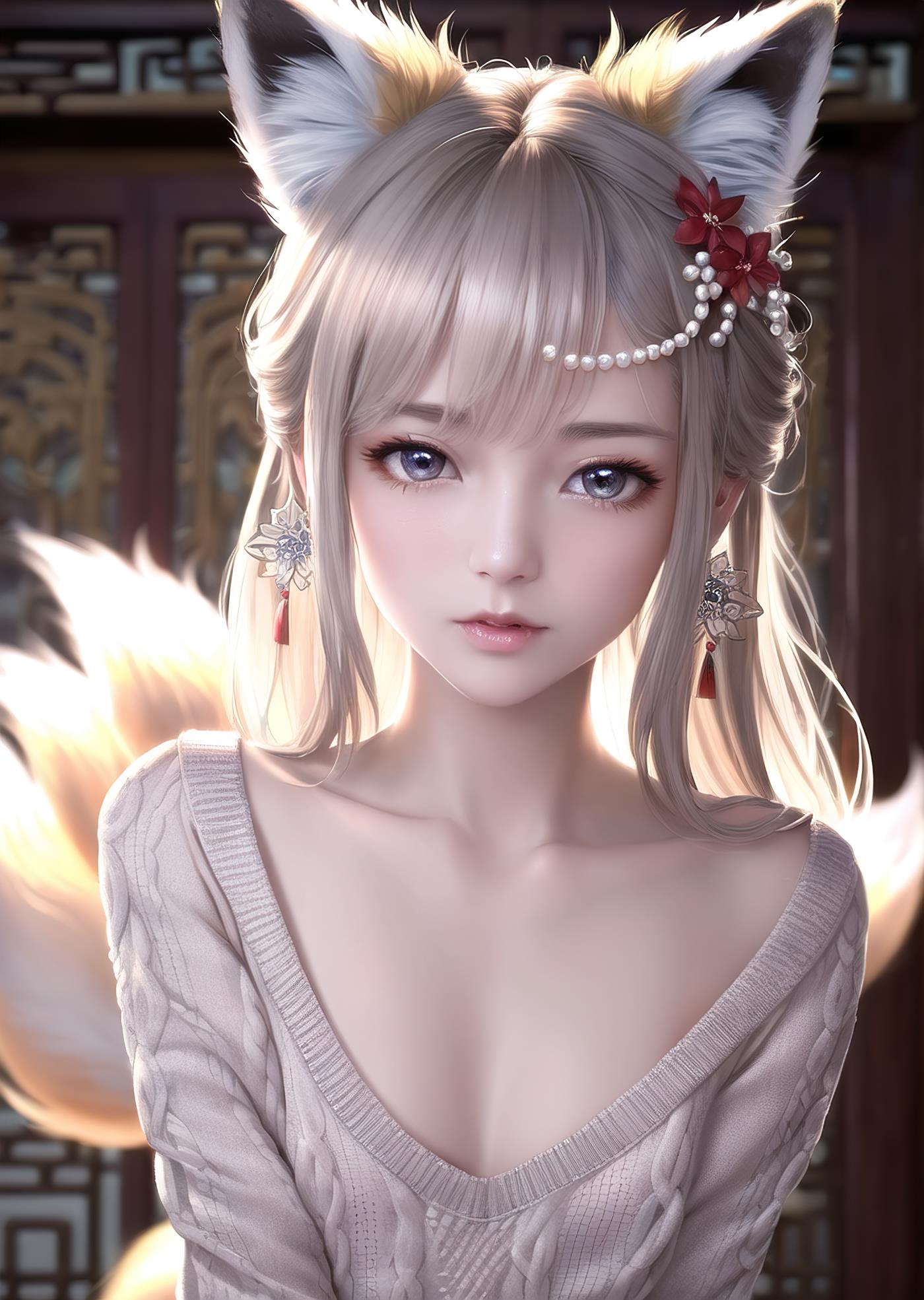 图片[93]-AI绘画 011 2K高清 狐狸姐姐 [146P] – 速更版-美库