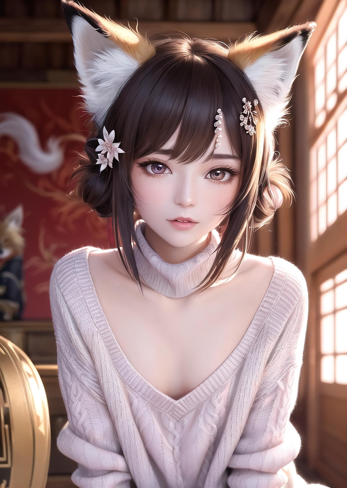 图片[98]-AI绘画 011 2K高清 狐狸姐姐 [146P] – 速更版-美库